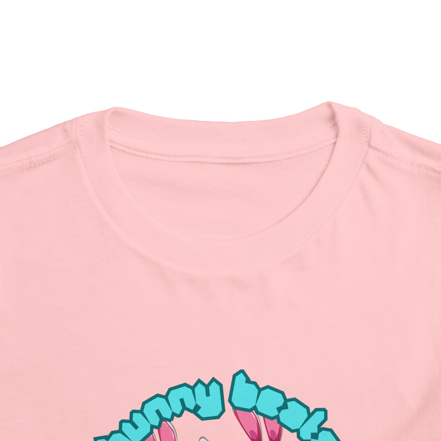 Kids 2-5 years K-Pop Anime Easter Tee - "bunny beats and demon feats" slogan