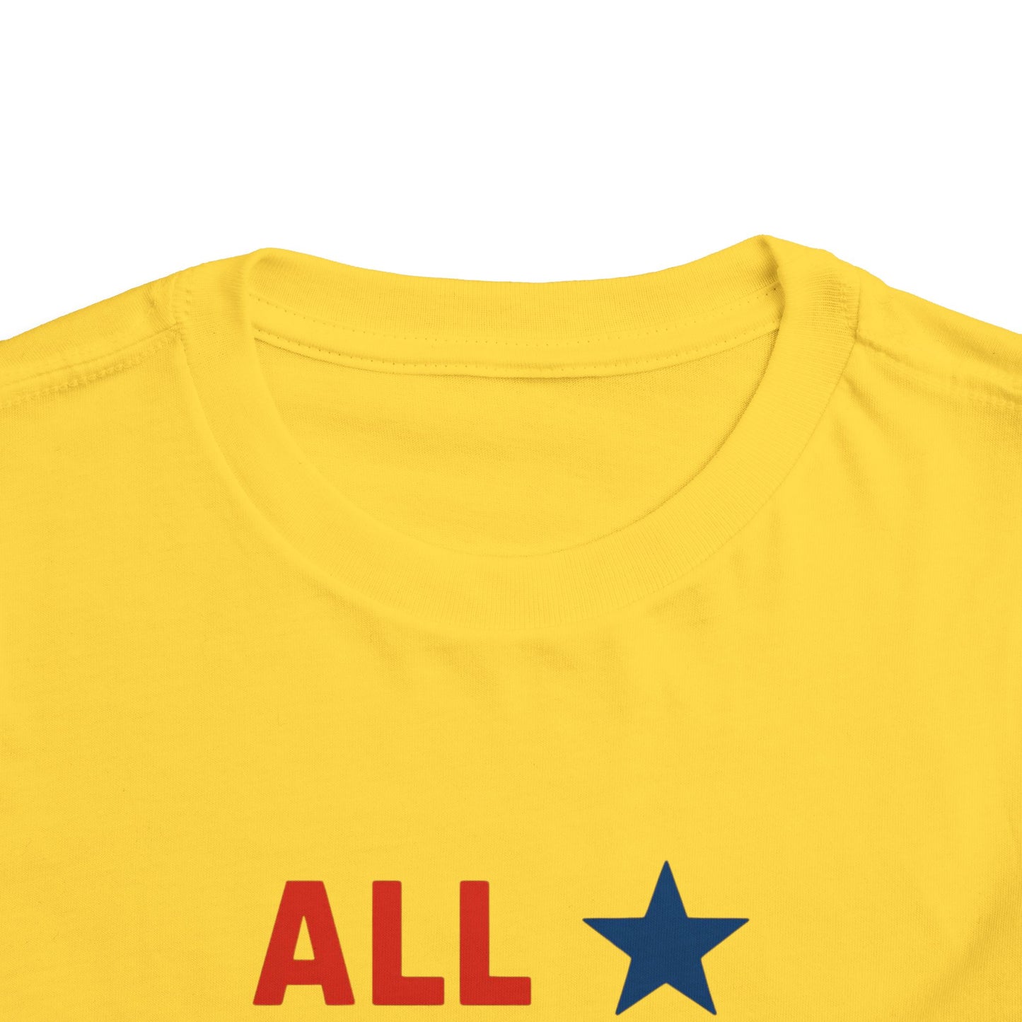 All American Cowboy Toddler Tee — Patriotic Kids Short Sleeve Shirt
