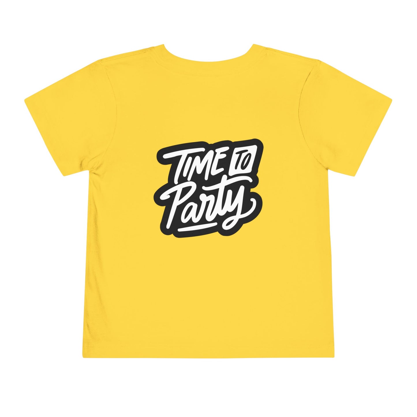 Fraternal Twin- Frat Boy -Toddler Tee — "frat boy" Front & "Time to Party" Back Graphic