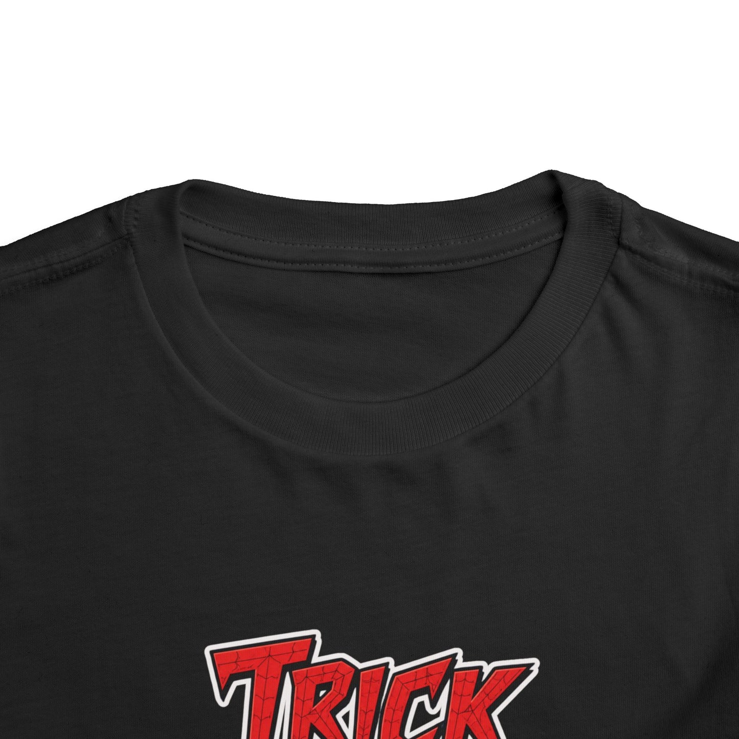 Triplet Toddler - Spiderman Shirt — "Trick or Triplets" Halloween Graphic (2 to 5 years old)