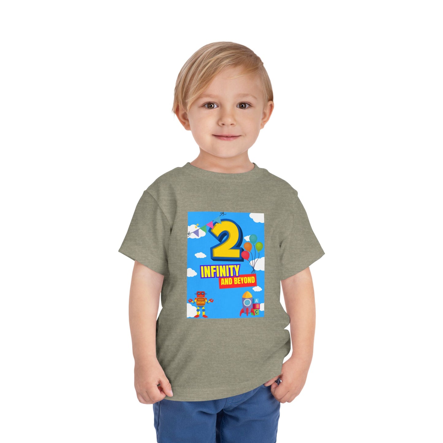Toddler Second Birthday T-Shirt - 2 Infinity and Beyond