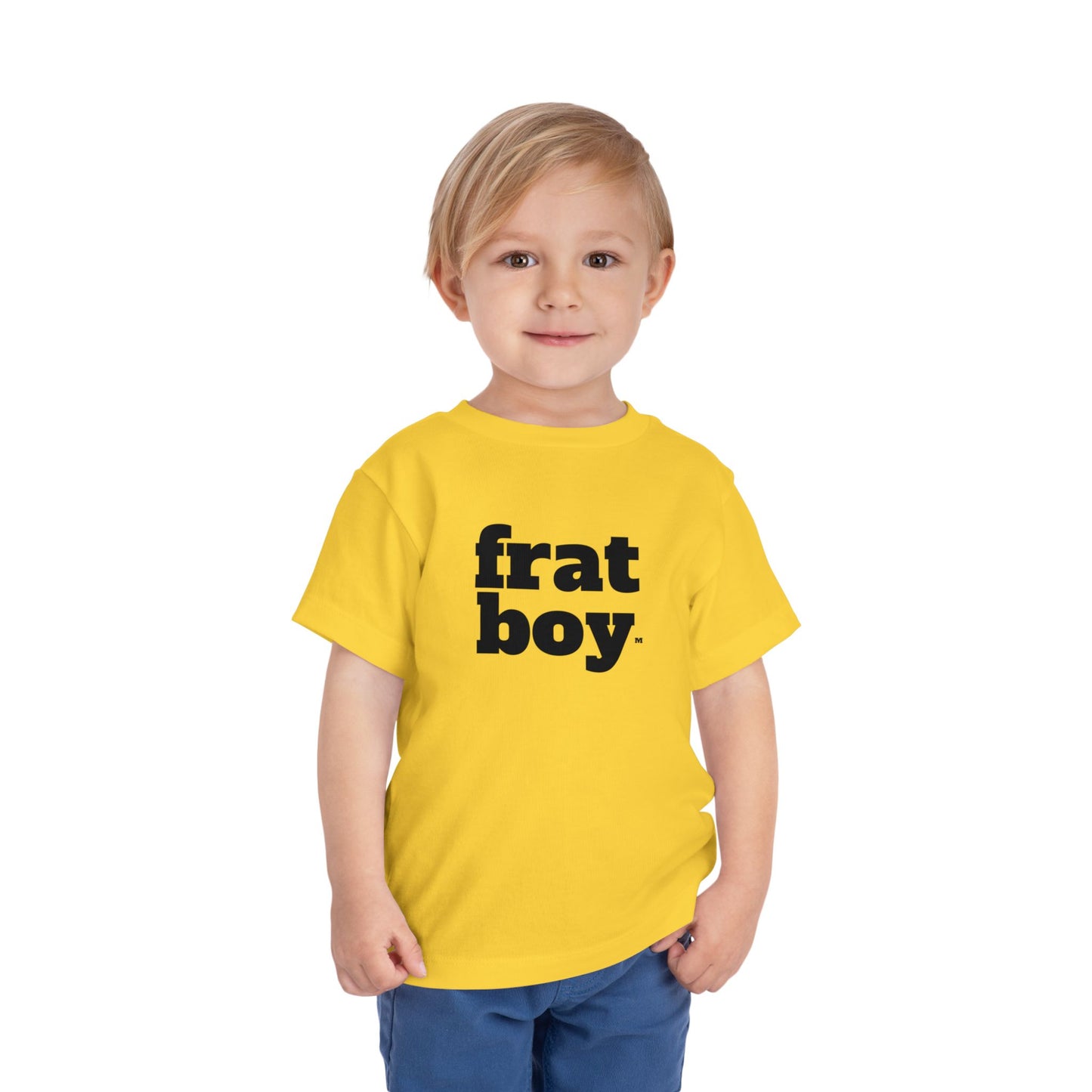Fraternal Twin- Frat Boy -Toddler Tee — "frat boy" Front & "Time to Party" Back Graphic