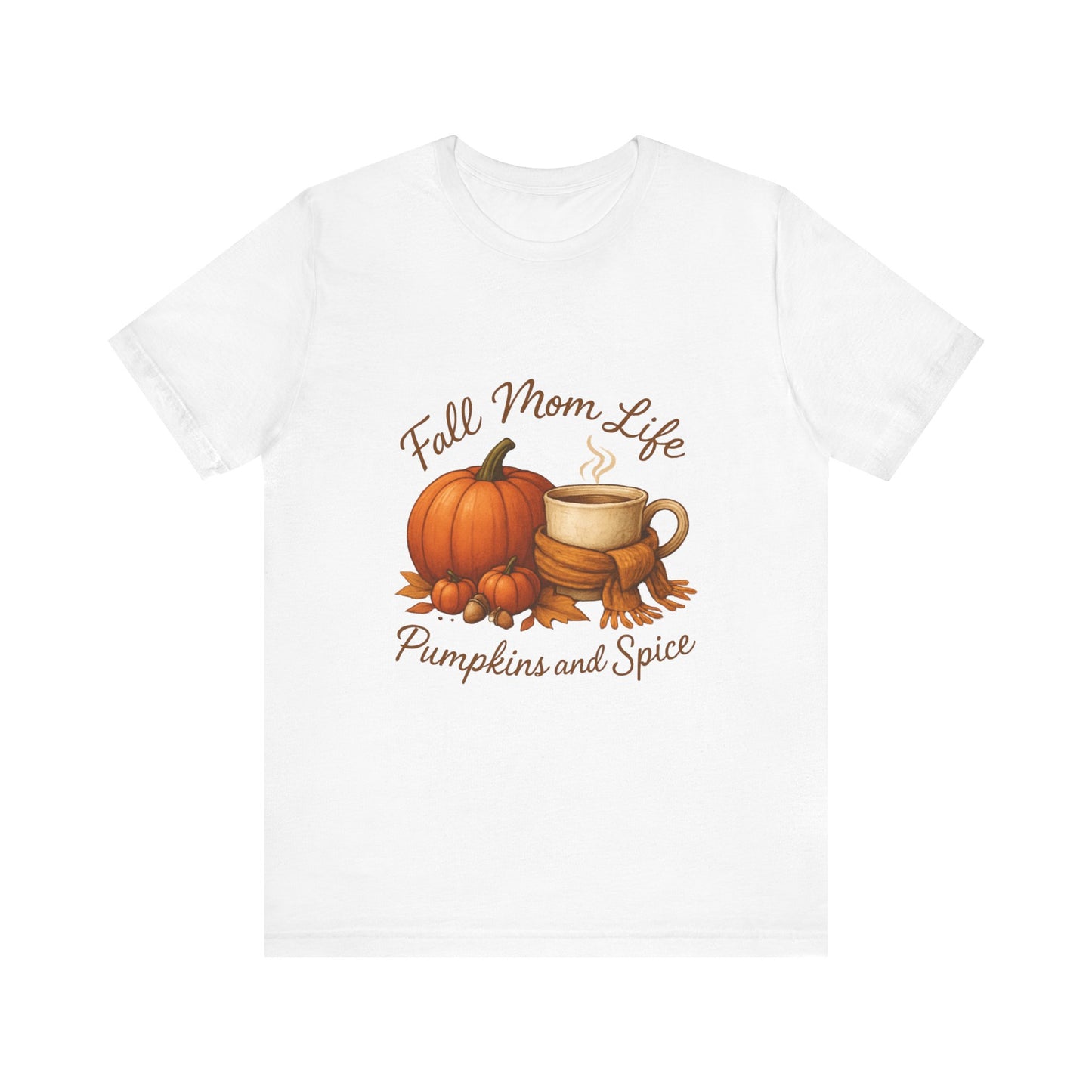 Fall Mom Life Curvy Womens Tee
