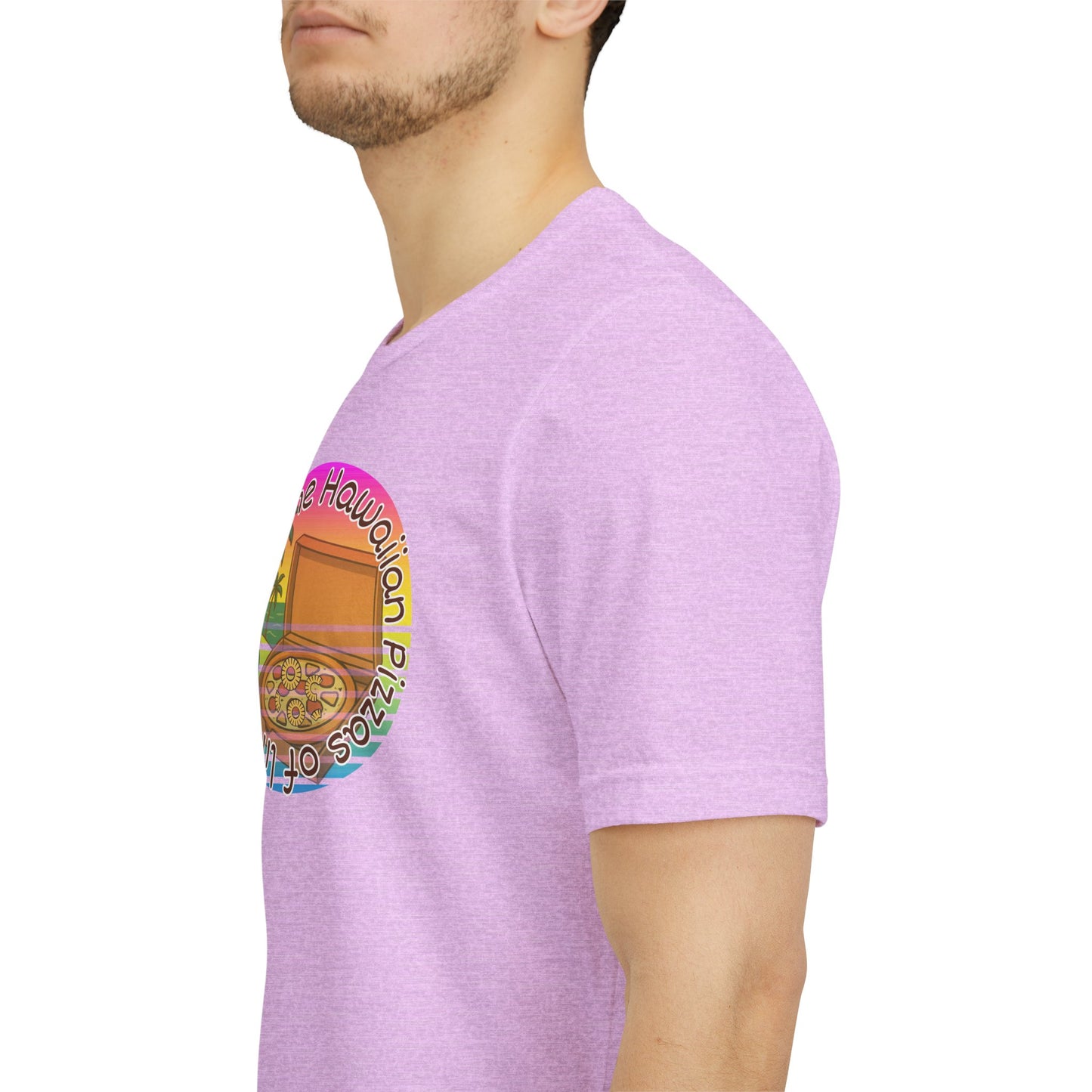 Hawaiian Pizza- Twin Dad Beach T-Shirt — Vintage 90's Style Tee