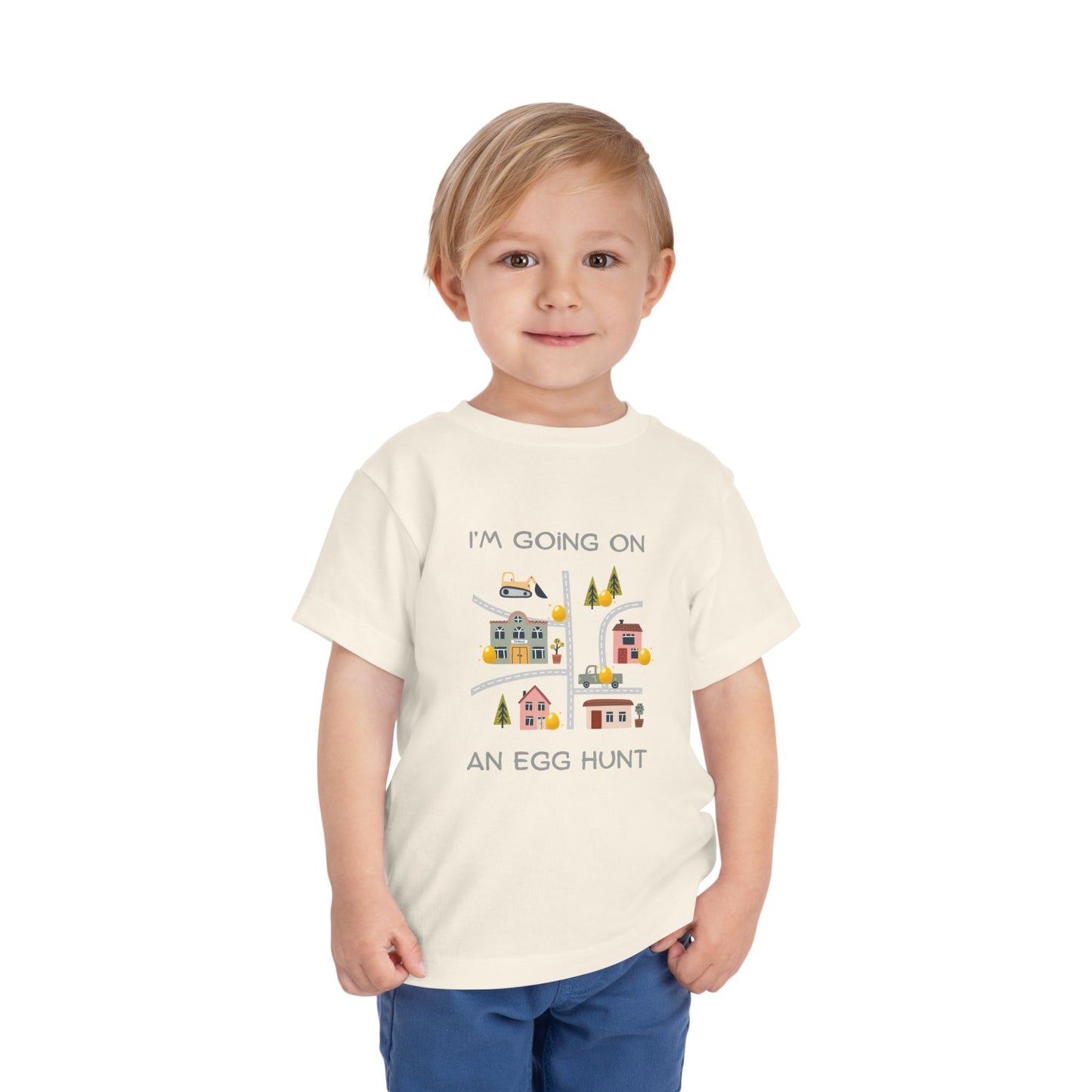 Toddler Tee — "I'm Going On An Egg Hunt" Easter Shirt