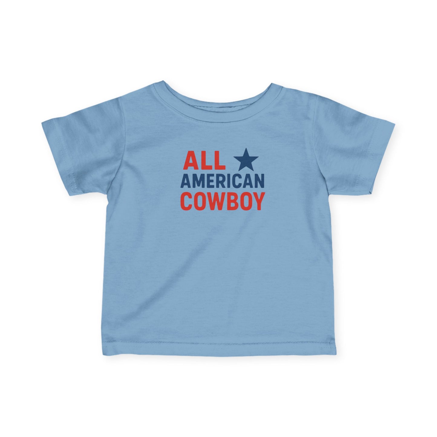 "All American Cowboy" Patriotic Baby T-Shirt (6-24 months)