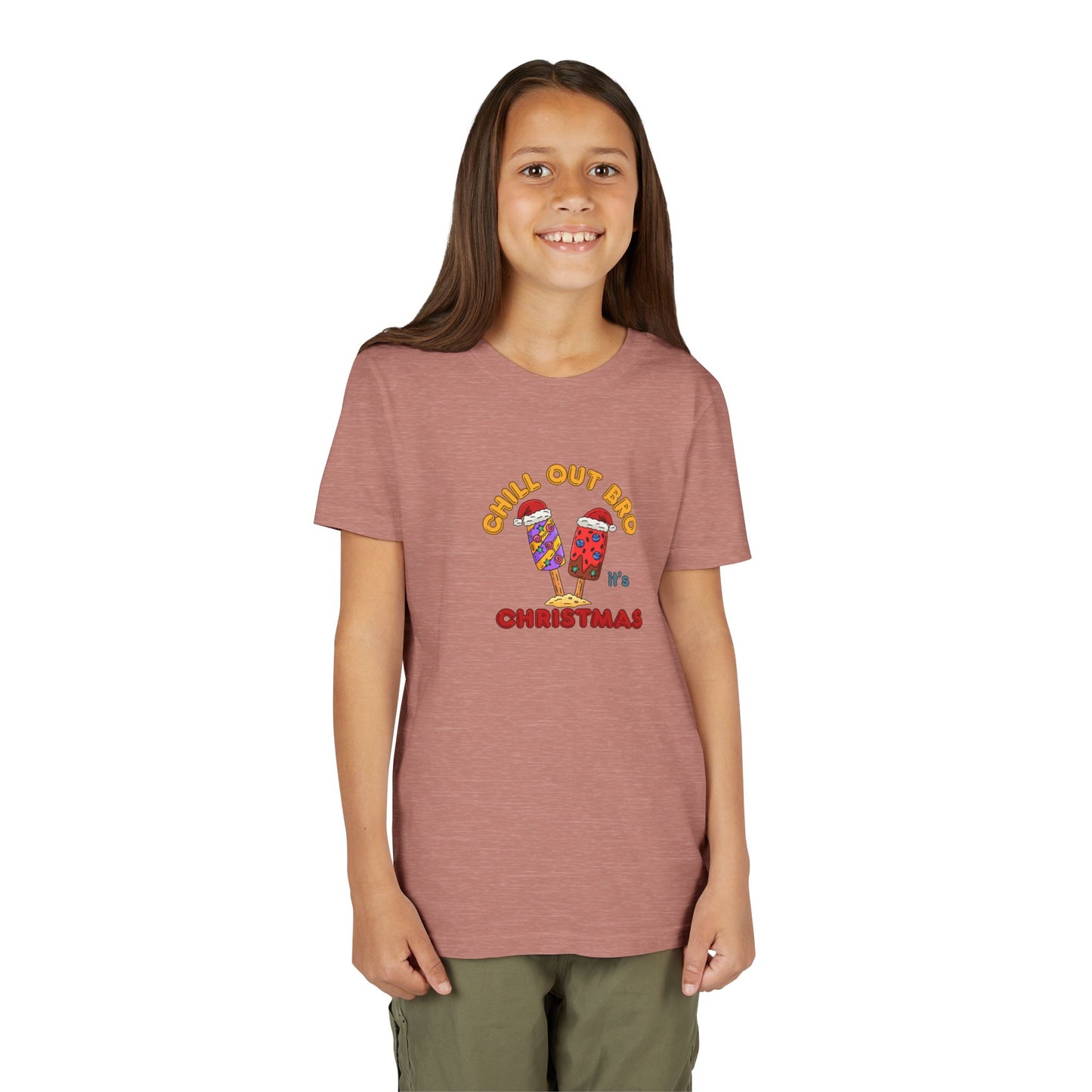 Chill Out Bro, It's Christmas- Young Adult- Popsicle Holiday Shirt