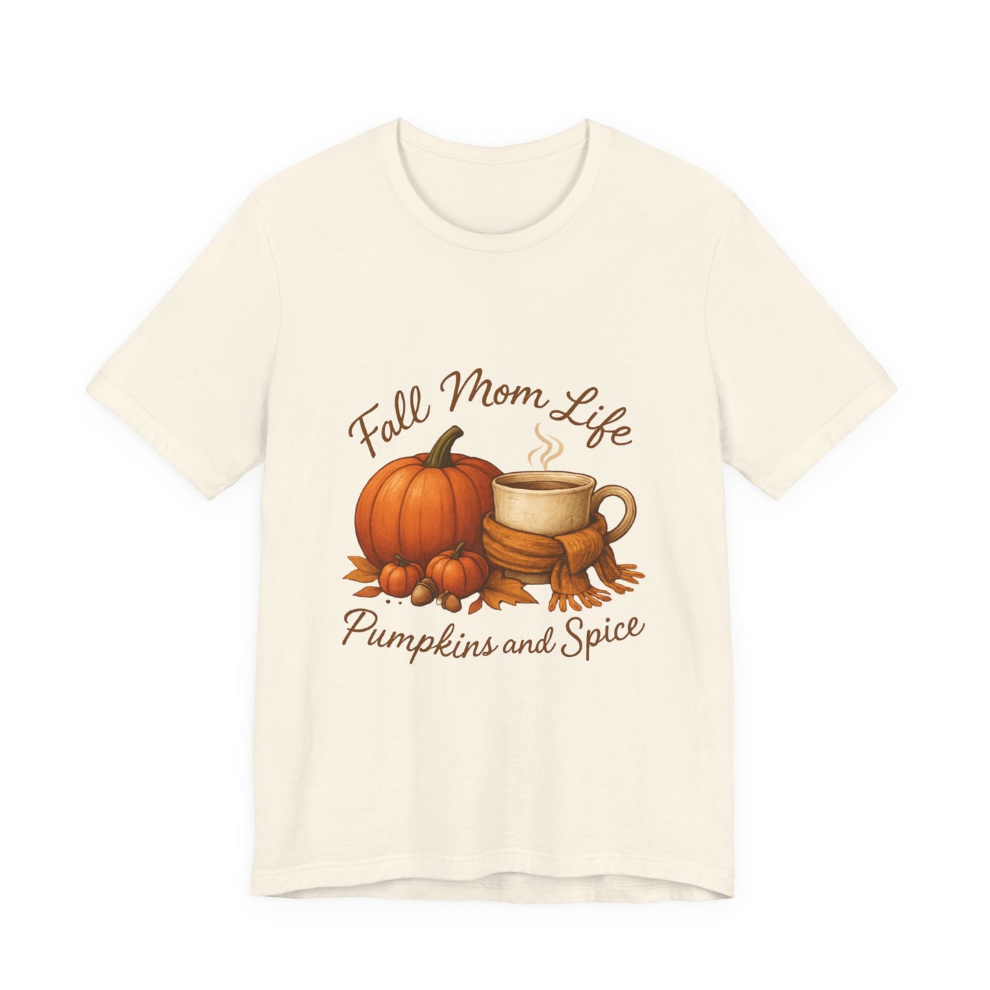 Fall Mom Life Curvy Womens Tee