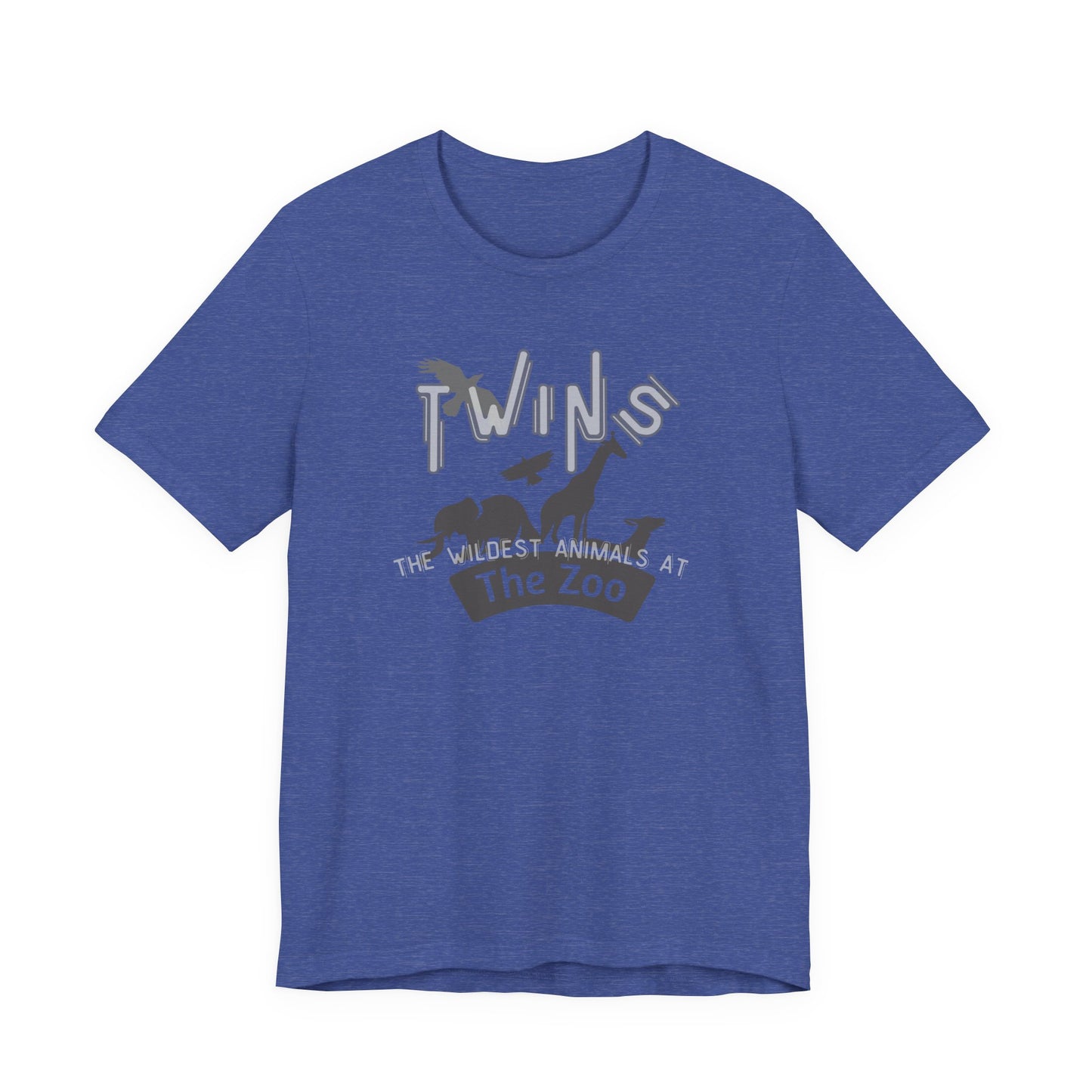 Twins Zoo T-Shirt — 'The Wildest Animals at the Zoo' Graphic Tee