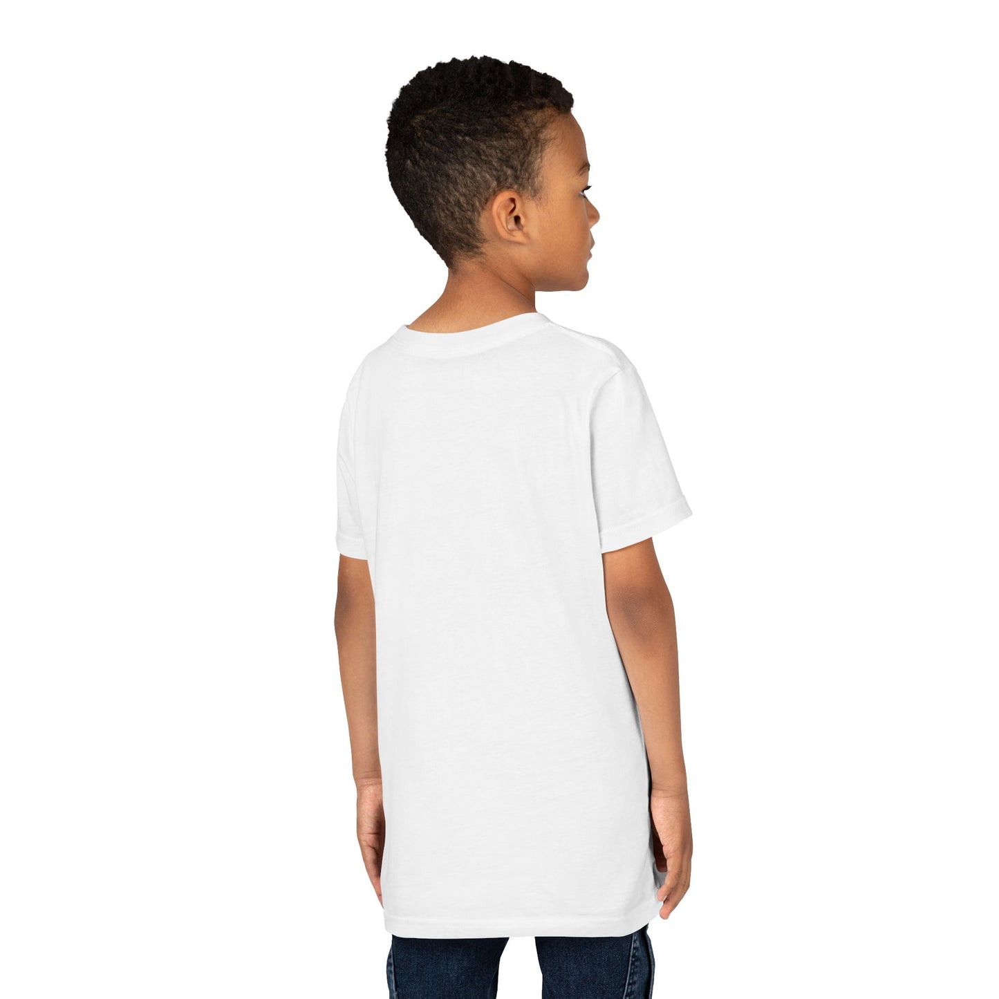 Kids T‑Shirt – 'Egg Hunter' Raptor Dinosaur Easter Tee