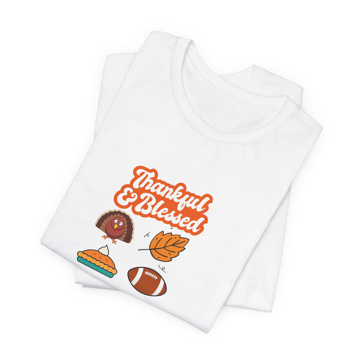 Thankful & Blessed Thanksgiving T-Shirt