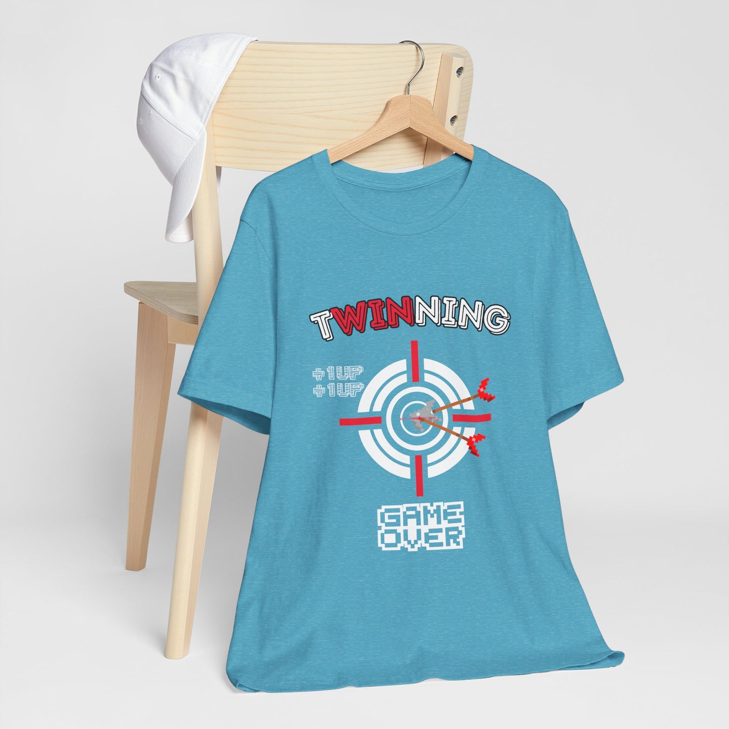 Twin Dad Tee — Retro Arcade Gamer T-Shirt