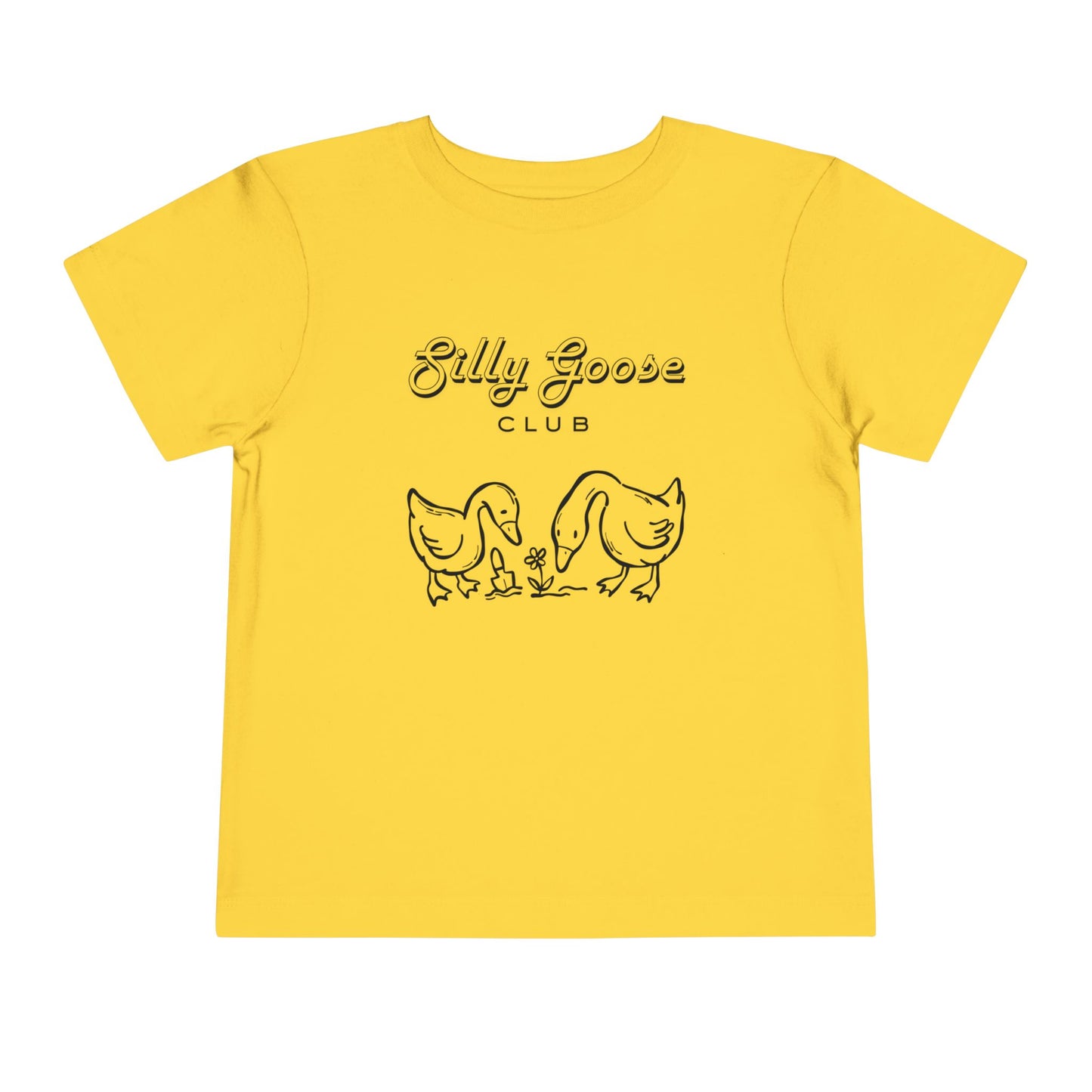Toddler Tee — "Silly Goose Club" Cute Goose Family Shirt