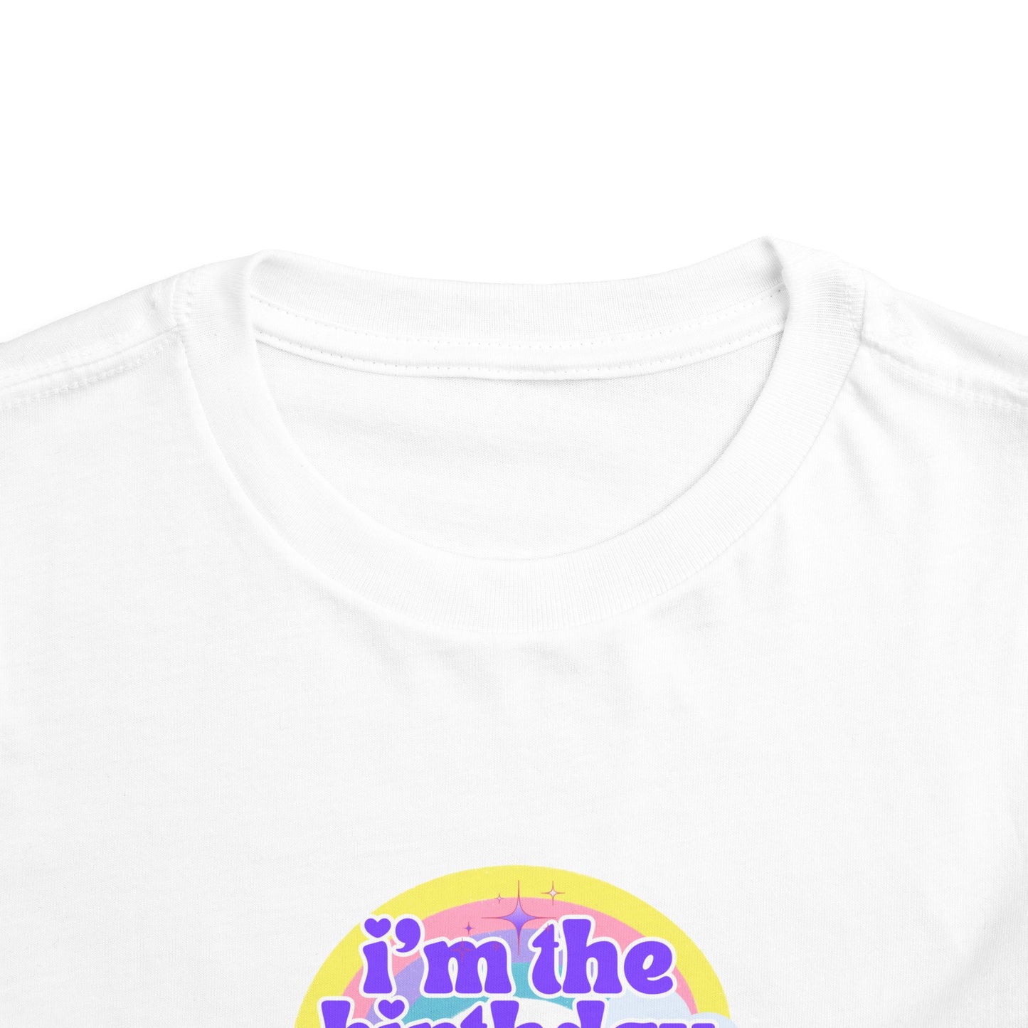 Birthday Girl Kids 2 to 5 years Tee — "I'm the Birthday Girl" Cat Unicorn Party Shirt