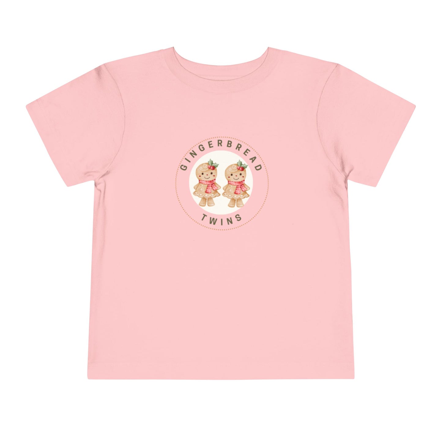 Gingerbread Twin Girls Toddler Tee