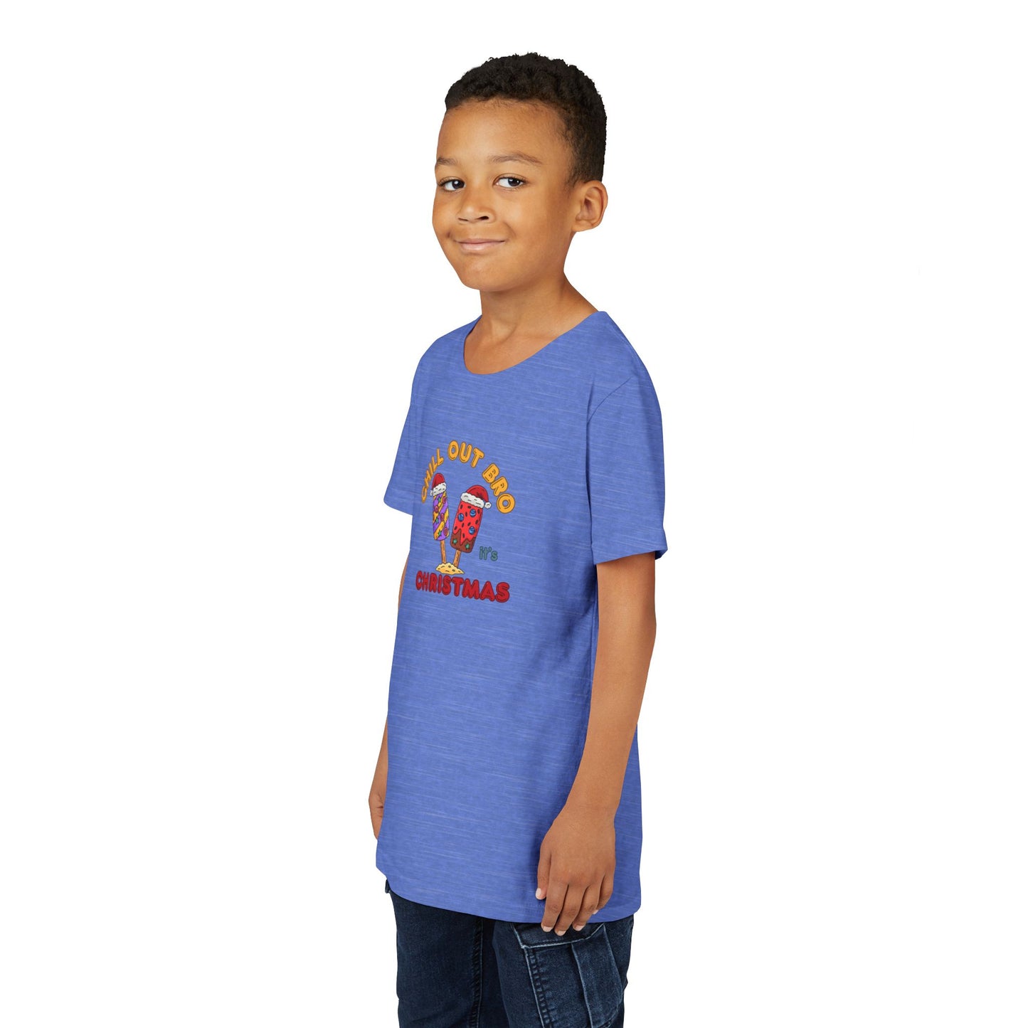 Chill Out Bro, It's Christmas- Young Adult- Popsicle Holiday Shirt