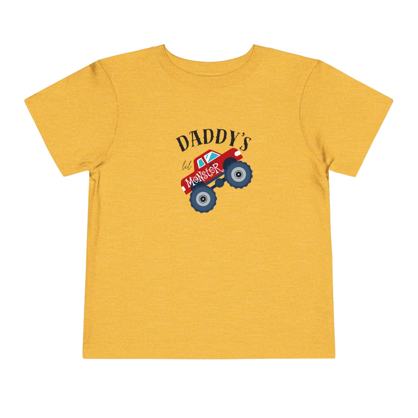 Toddler Tee — "Daddy's Monster Truck" Graphic Shirt