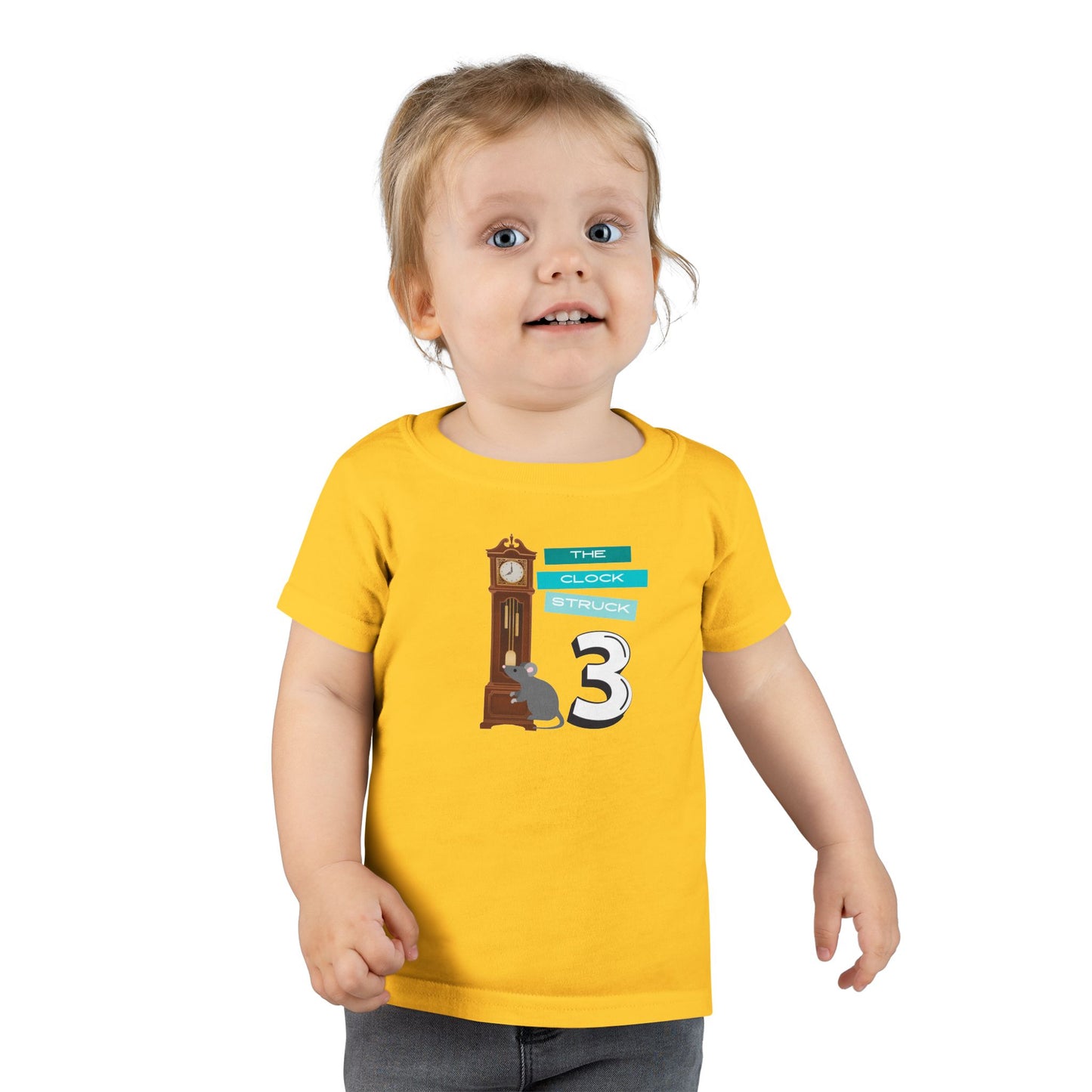 Family Matching Set- Nursery Rhymes- Hickory Dickory Dock- "The Clock Struck 3" Kids (Ages 2-6)