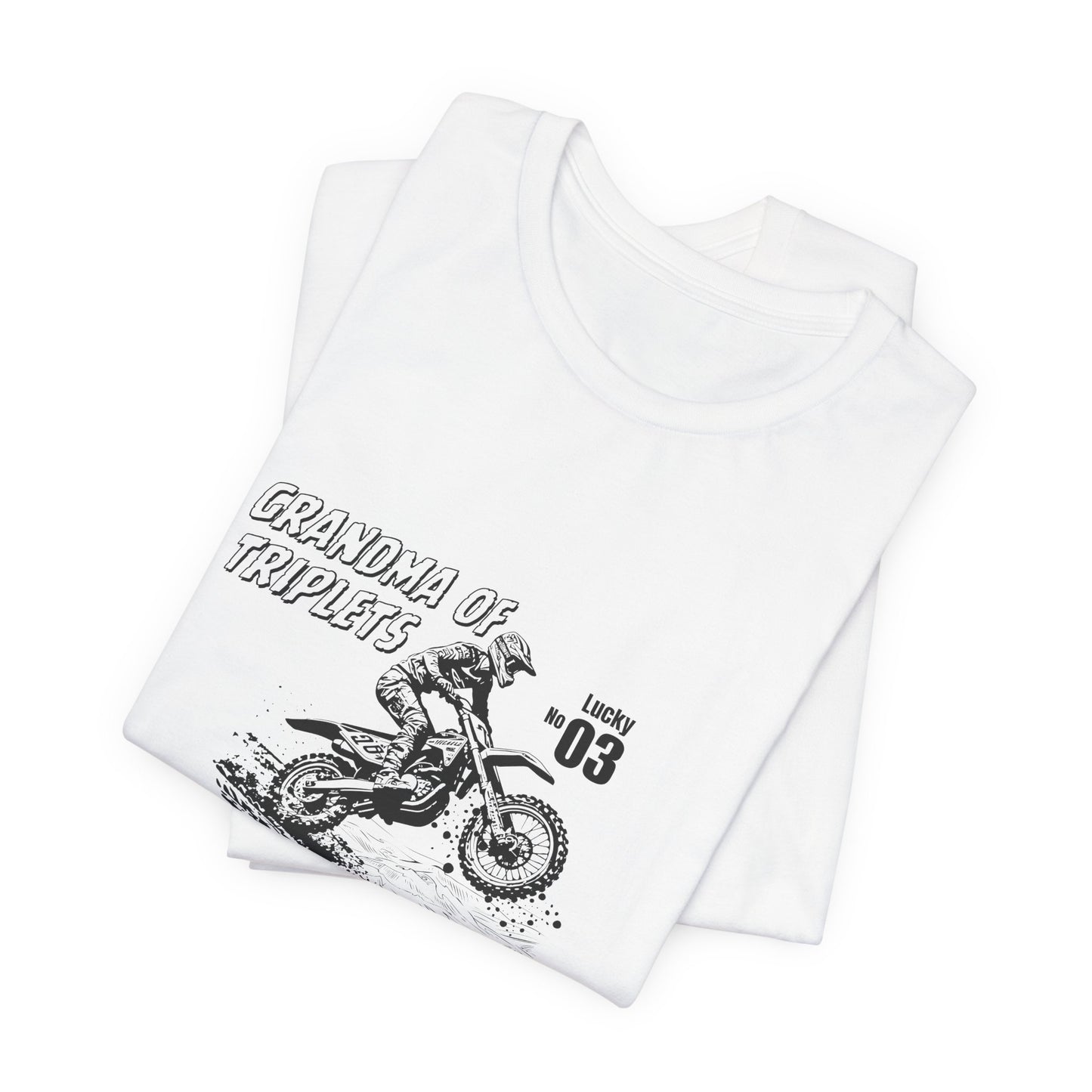 Motocross Grandma Tee – “A Little Dirt Doesn’t Hurt” Vintage Dirt Bike Shirt