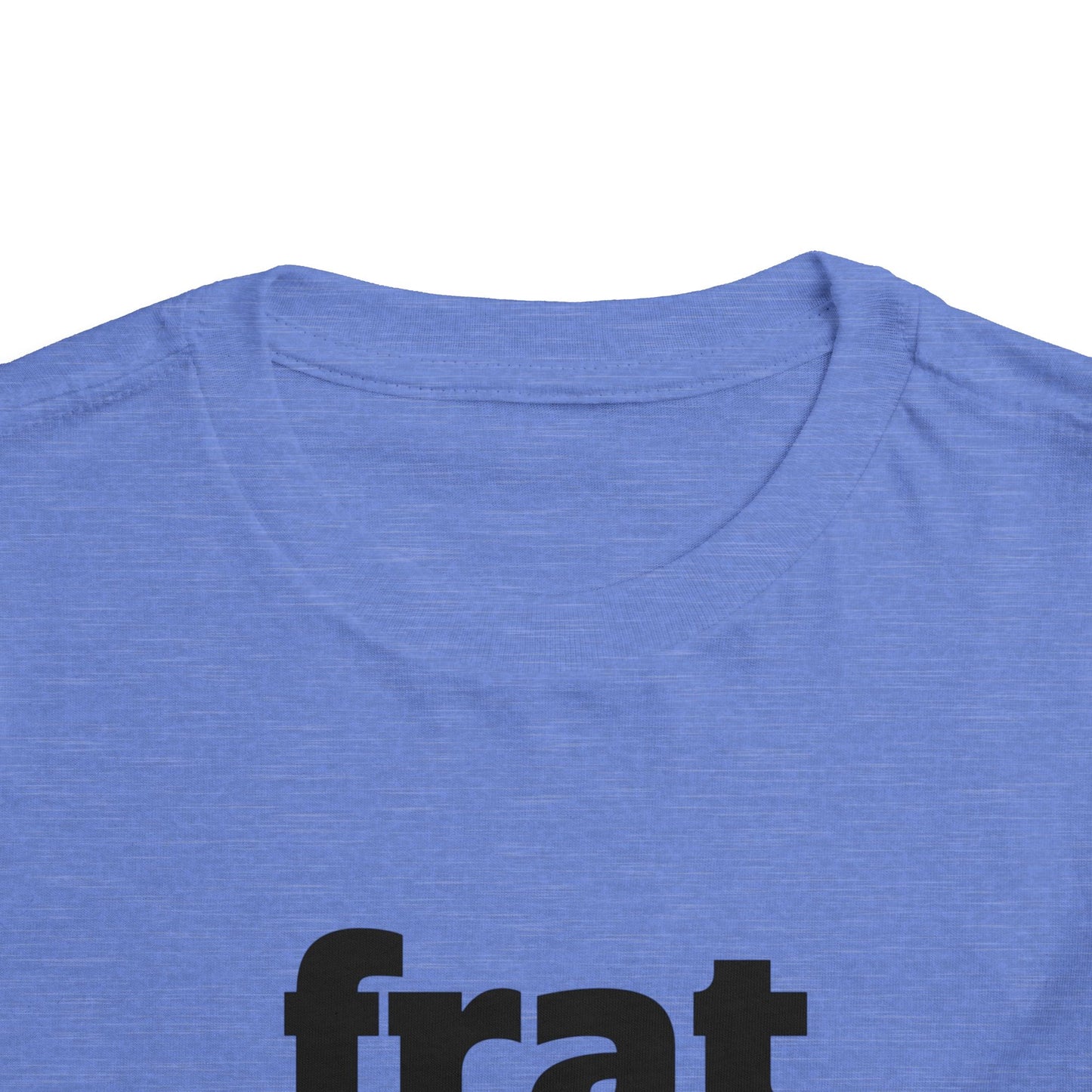 Fraternal Twin- Frat Girl- Toddler Tee — "frat girl" Front with "Time to Party" Back Graphic