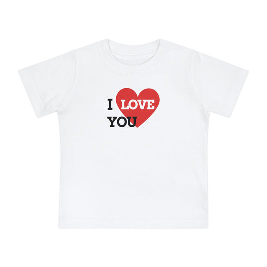 I Love You Baby T-Shirt, Cute Infant Tee, Baby Shower Gift, Toddler Love Shirt, Valentine's Day Kids Apparel