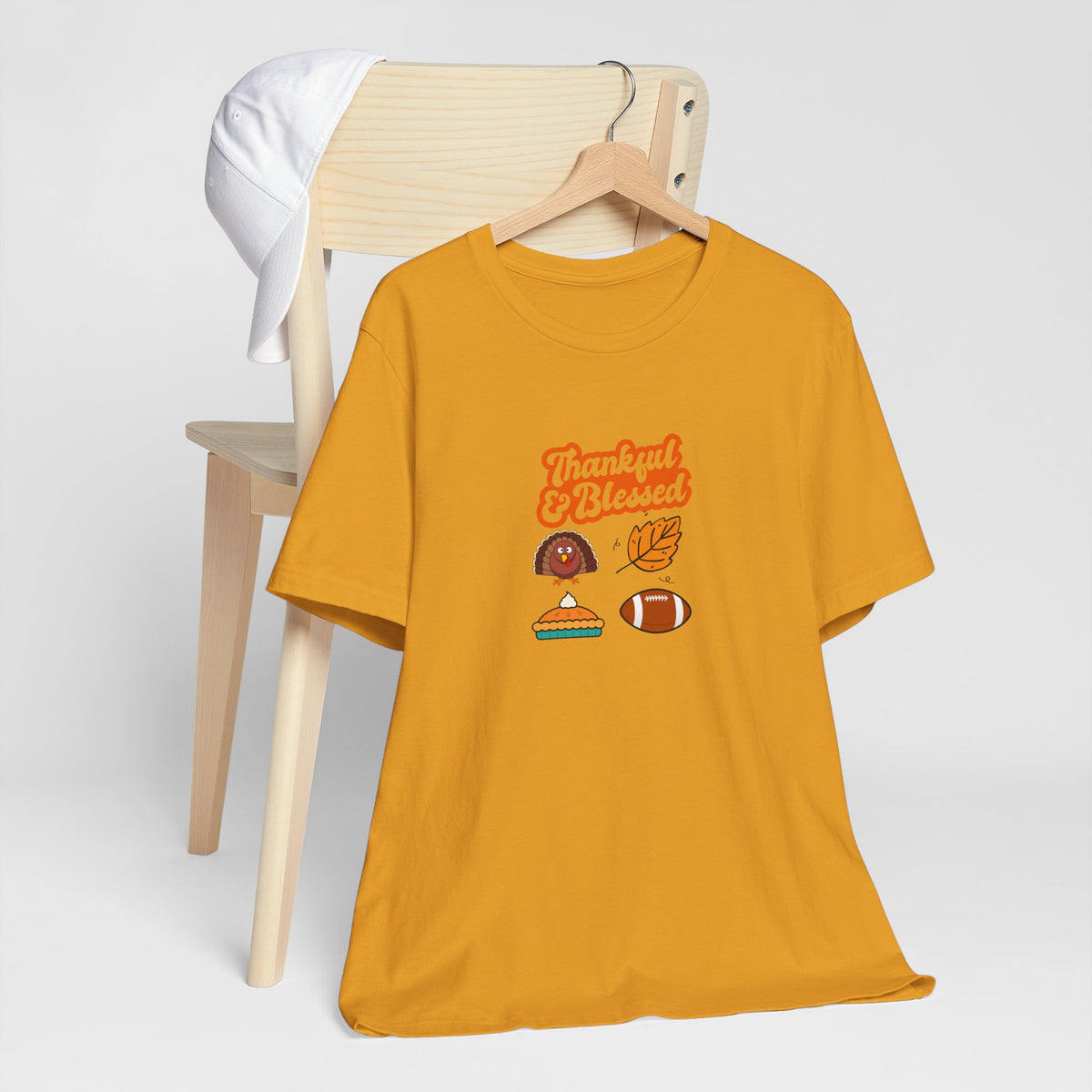 Thankful & Blessed Thanksgiving T-Shirt