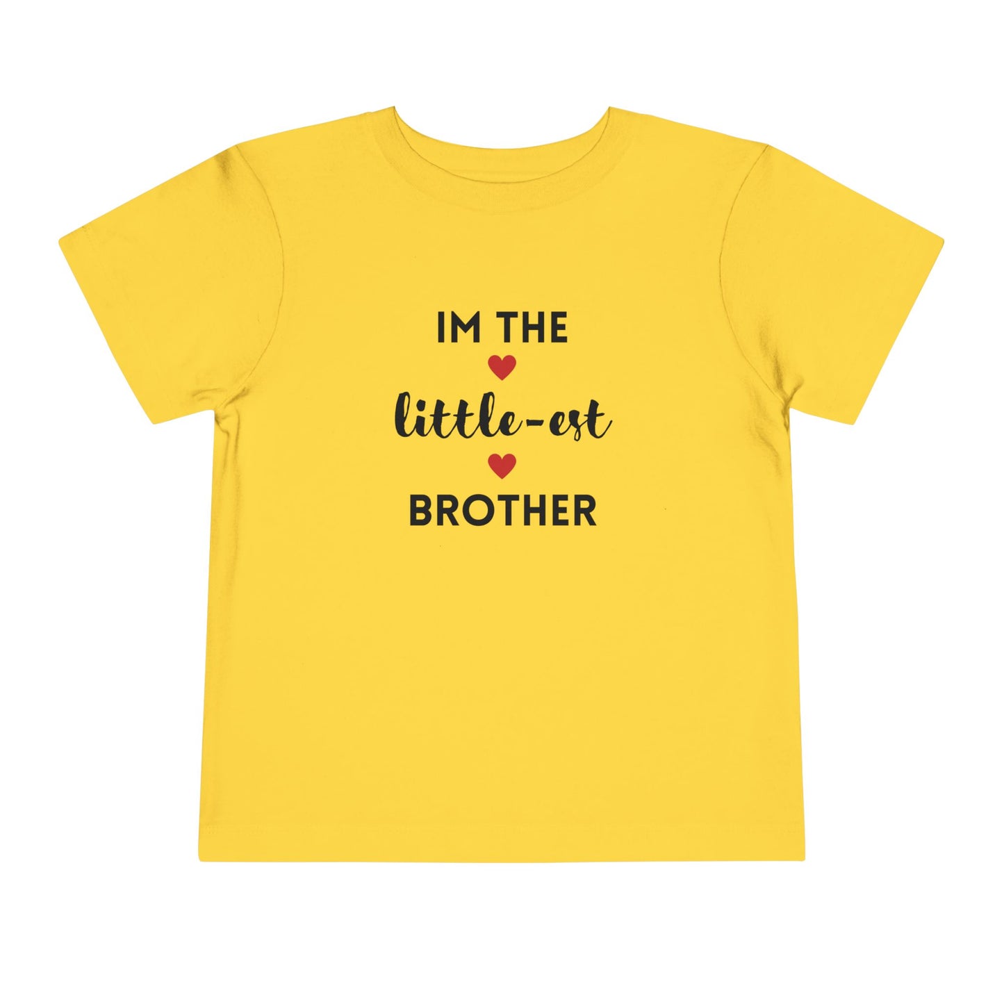 I'm the Little-est Brother- Sibling T-Shirt for Family Matching