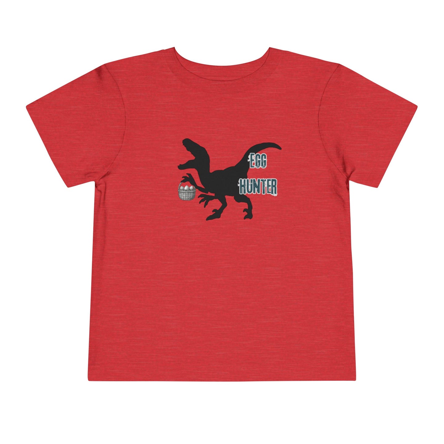 kids 2-5 years Tee — "Egg Hunter" Dinosaur Easter Shirt