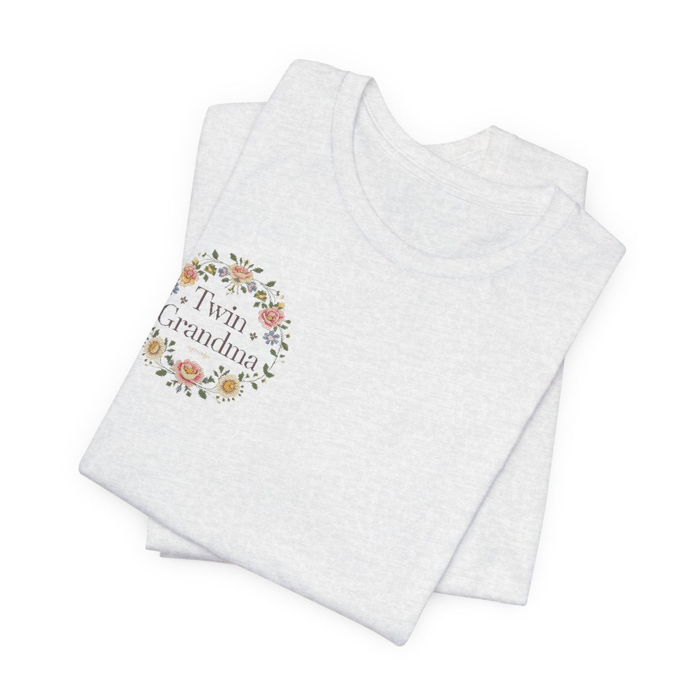 Twin Grandma Floral Tee — Vintage Flower T-Shirt