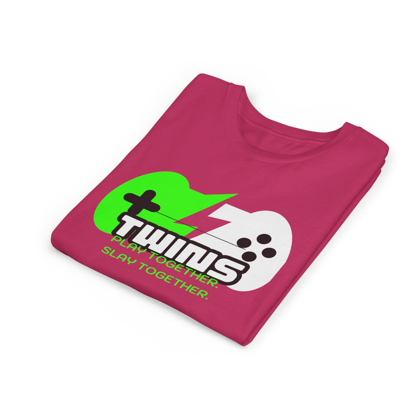 Teen Twins Gaming Tee — "Twins: Play Together, Slay Together"