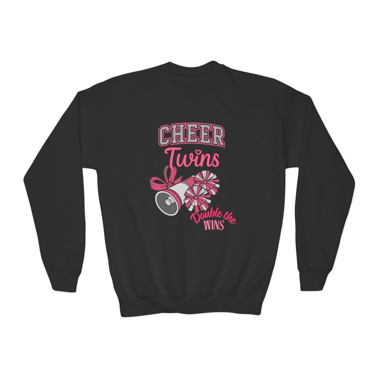 Cheer Twins -Sweatshirt — 'Double the Wins'