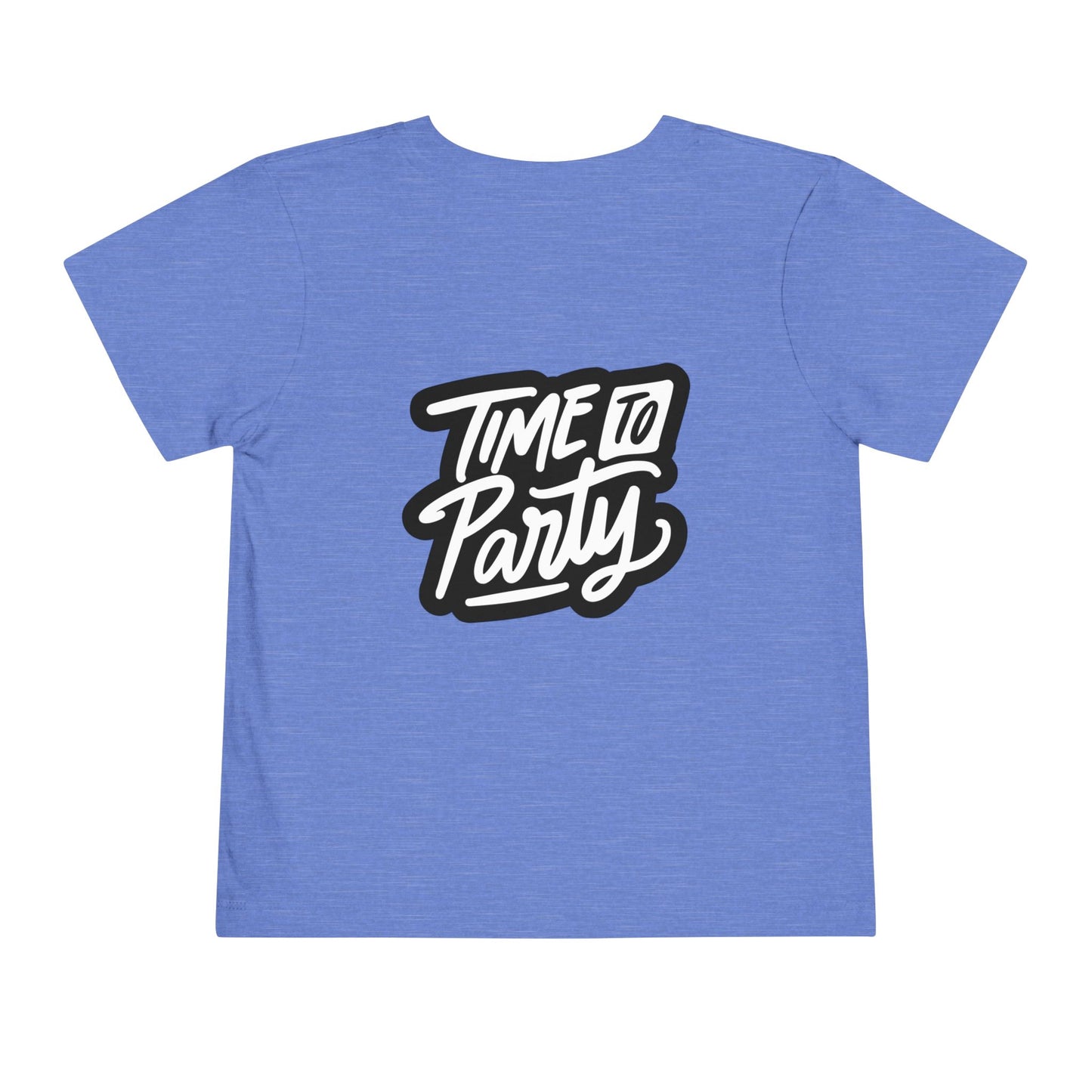Fraternal Twin- Frat Boy -Toddler Tee — "frat boy" Front & "Time to Party" Back Graphic