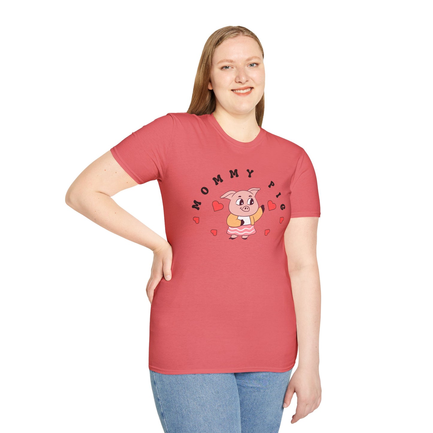 Family Matching- Three Little Pigs- Mommy Pig T-Shirt - for Moms Sizes XS-4XL