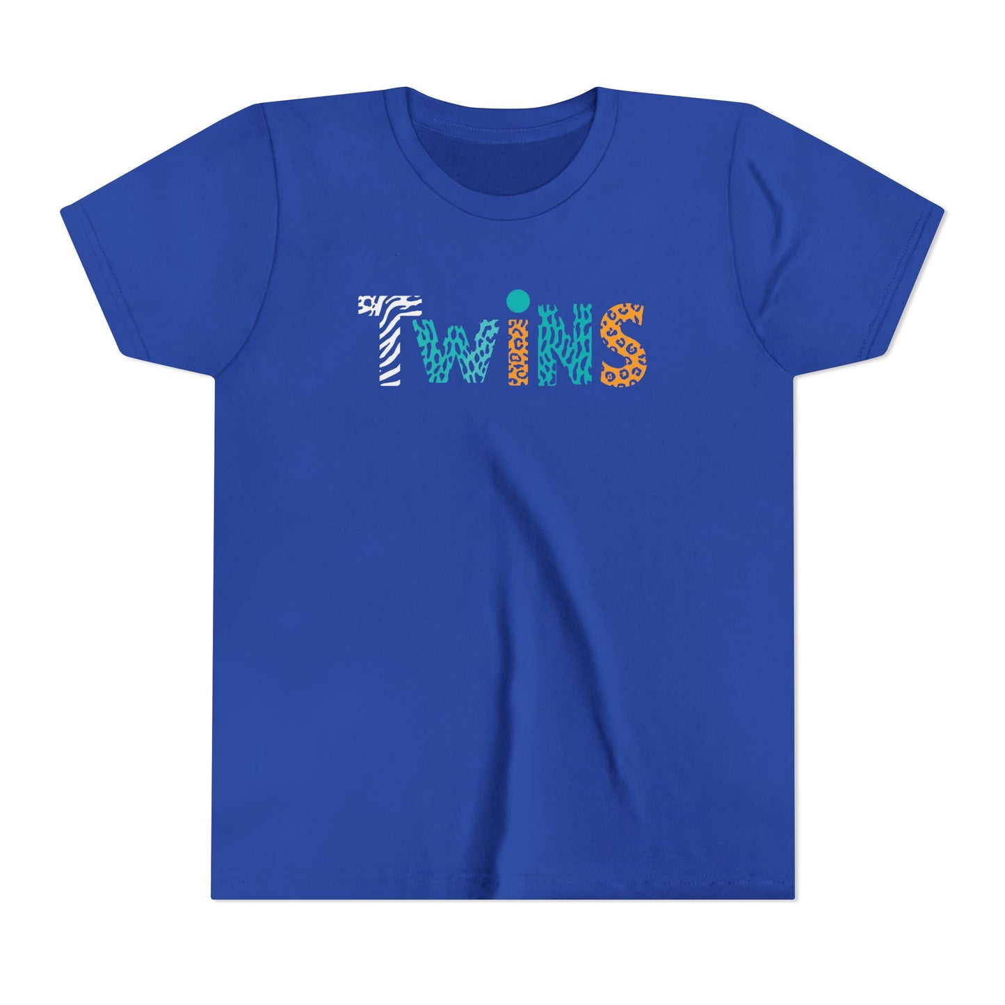 Teen/Pre-Teen "Twins" - Colorful Animal Print Kids T-Shirt