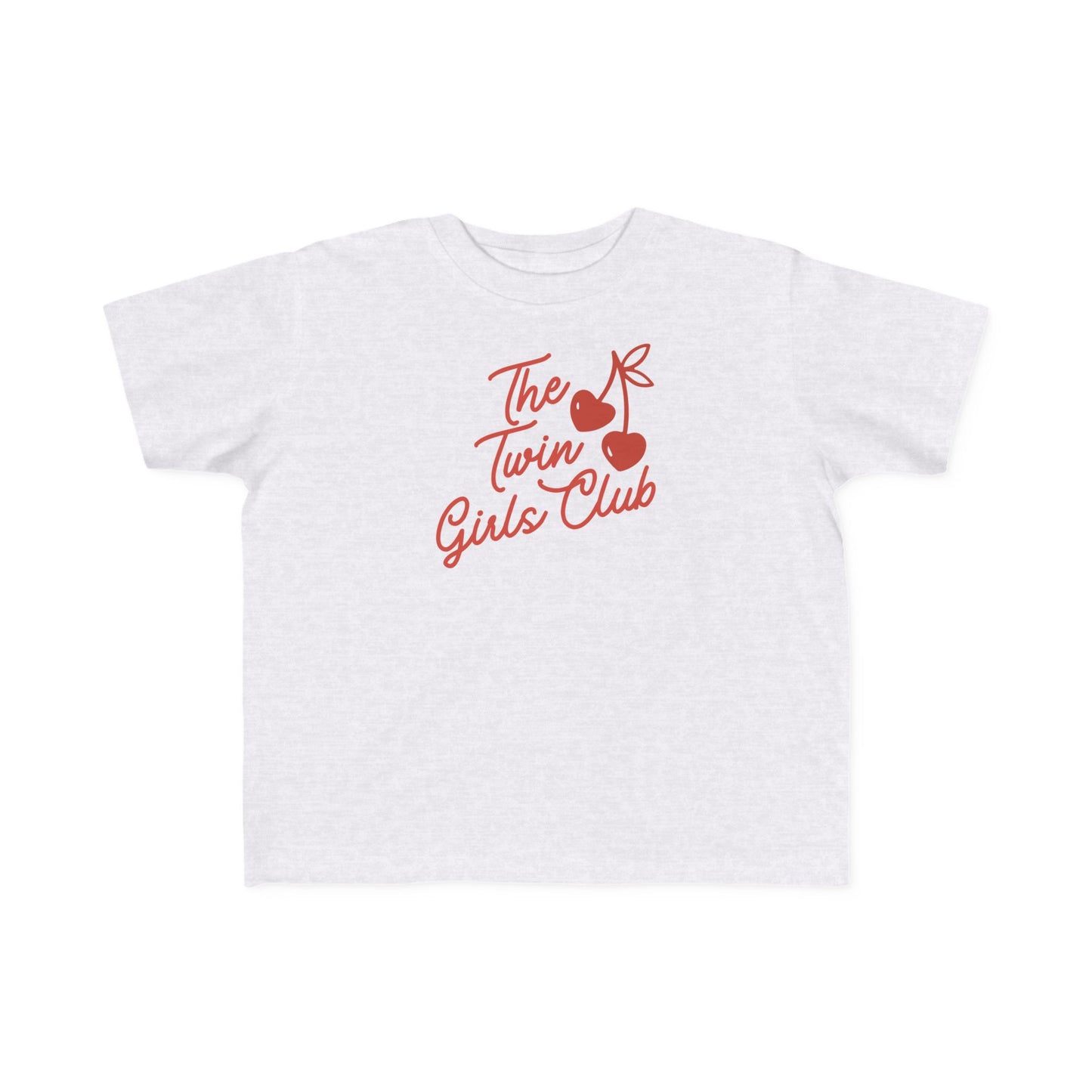 The Twin Girls Club- Twin Toddler/Infant- Cherry Graphic Kids Shirt
