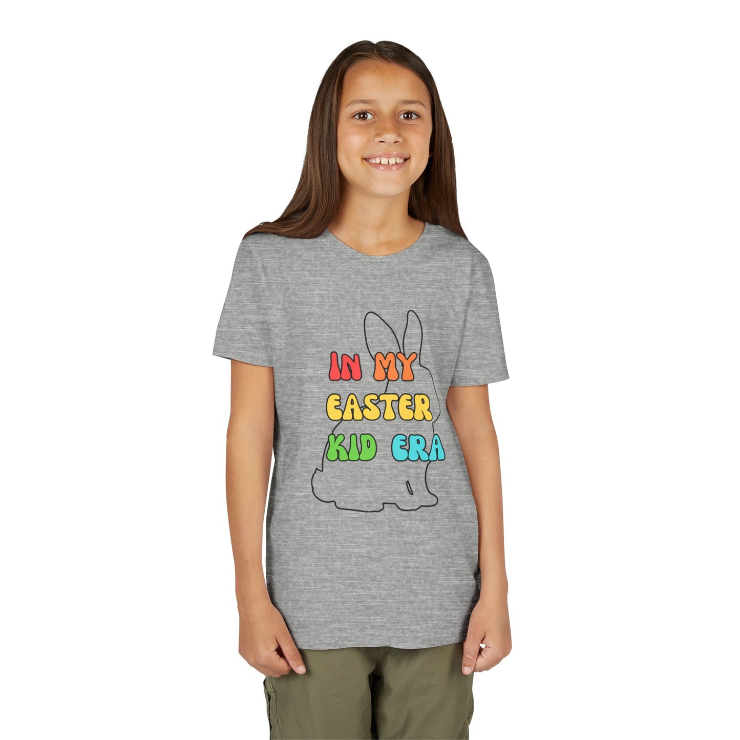 Youth Easter T-Shirt — "In My Easter Kid Era" Bunny Graphic