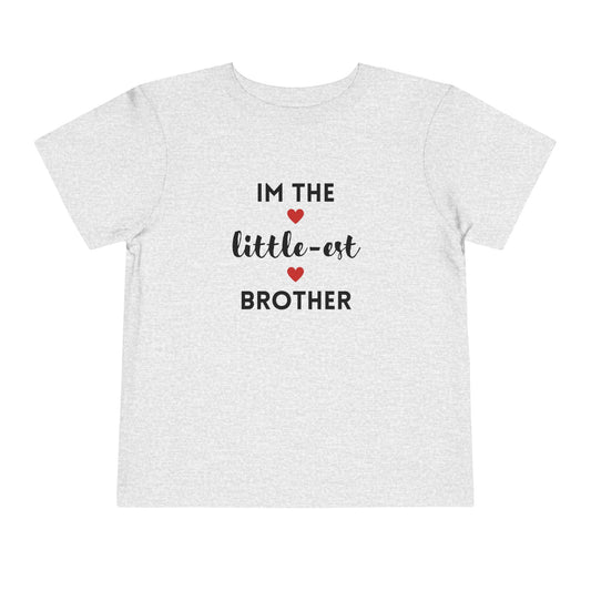 I'm the Little-est Brother- Sibling T-Shirt for Family Matching