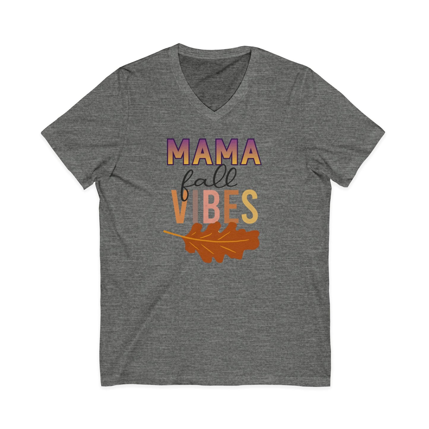 Mama Fall Vibes V-Neck Tee