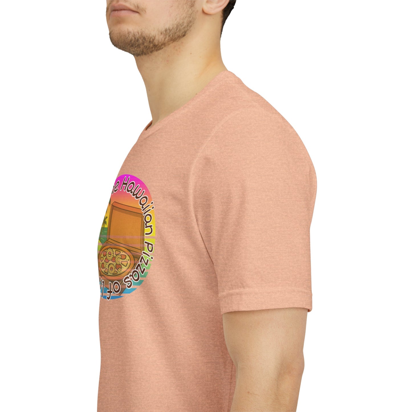 Hawaiian Pizza- Twin Dad Beach T-Shirt — Vintage 90's Style Tee
