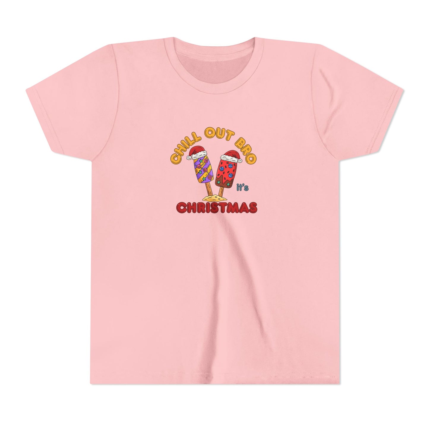 Chill Out Bro, It's Christmas- Young Adult- Popsicle Holiday Shirt