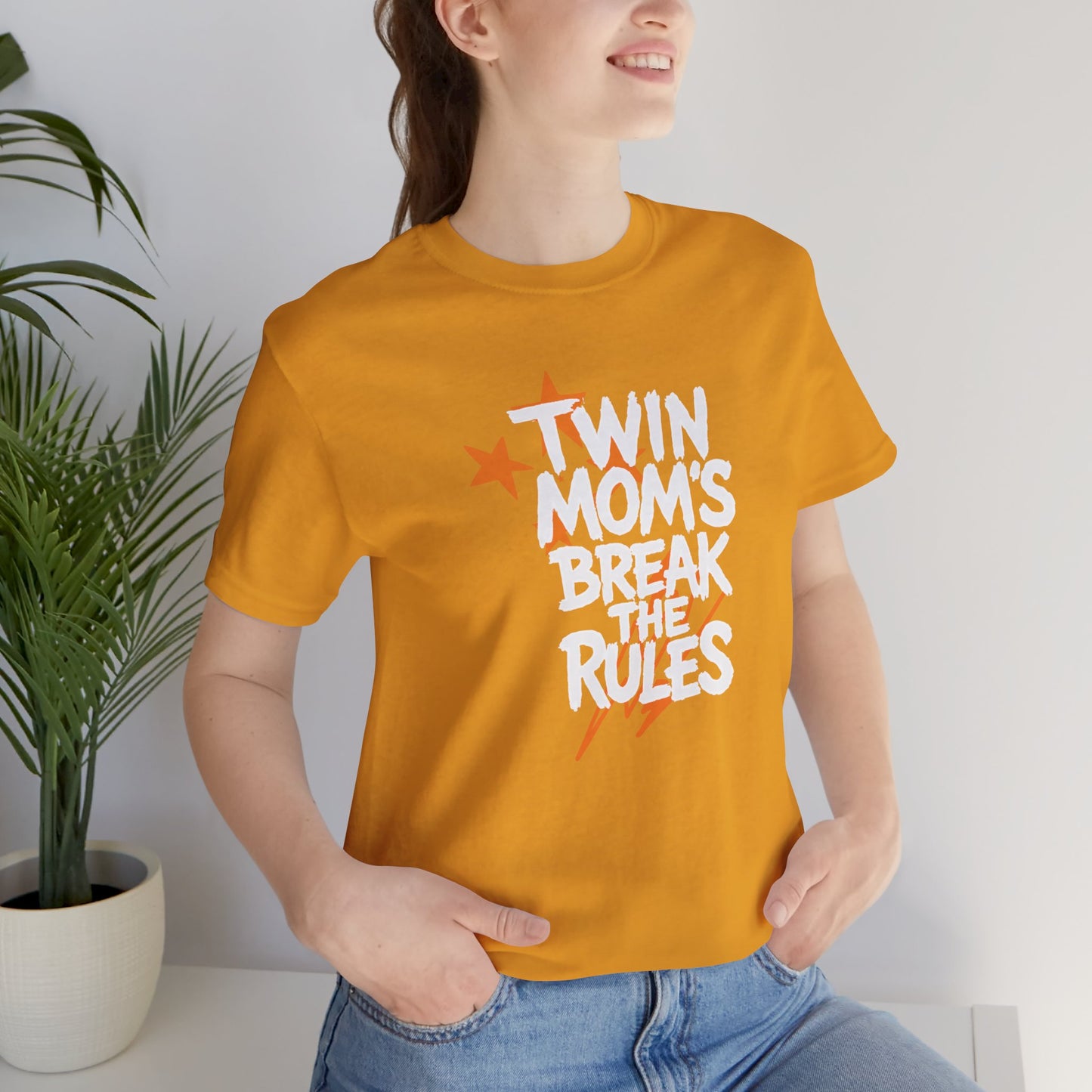 Twin Mom's Break the Rules T‑Shirt — Funny Twin Mama Gift