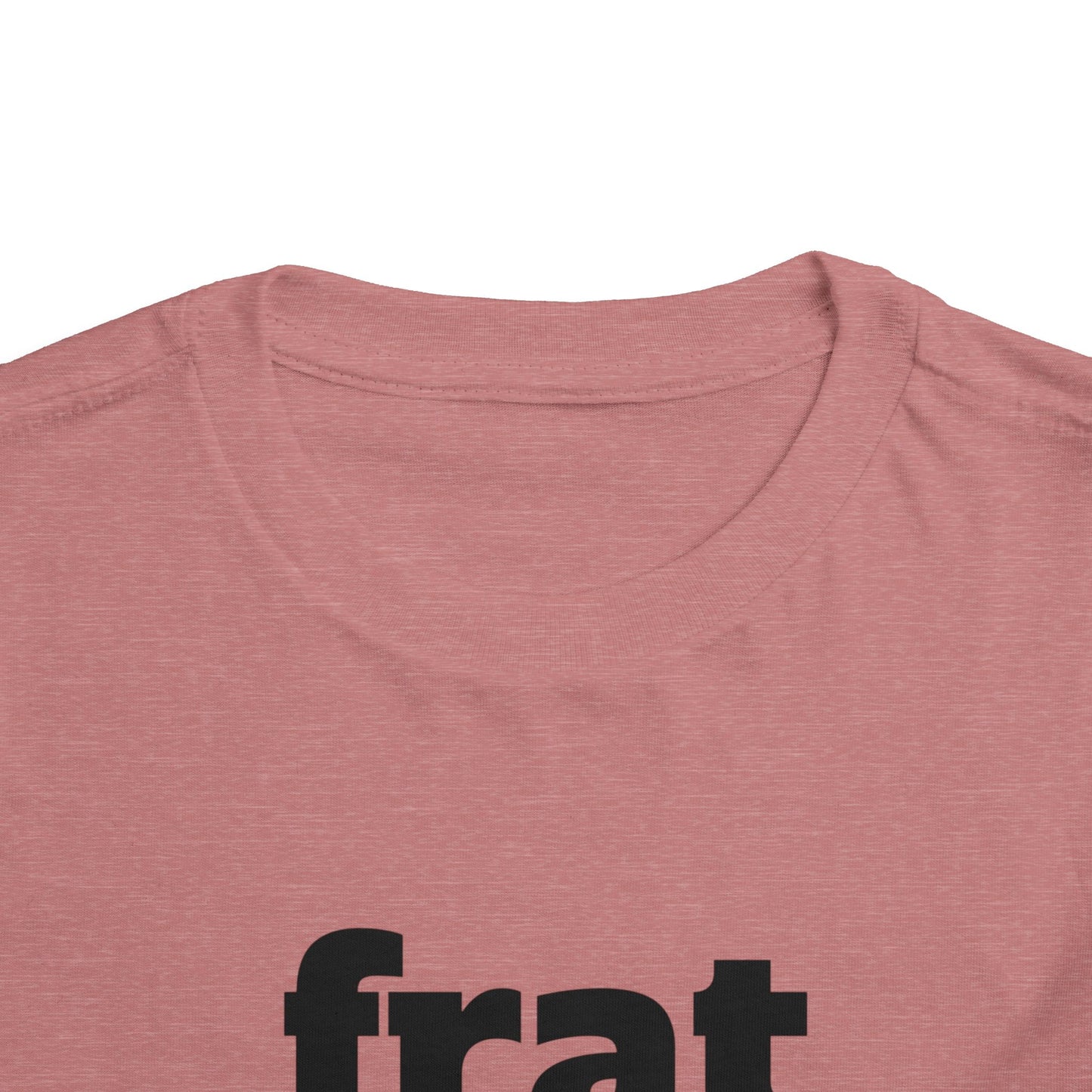 Fraternal Twin- Frat Girl- Toddler Tee — "frat girl" Front with "Time to Party" Back Graphic