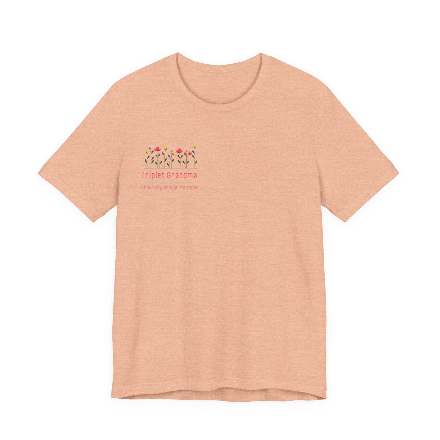 Triplet Grandma- Floral T-Shirt