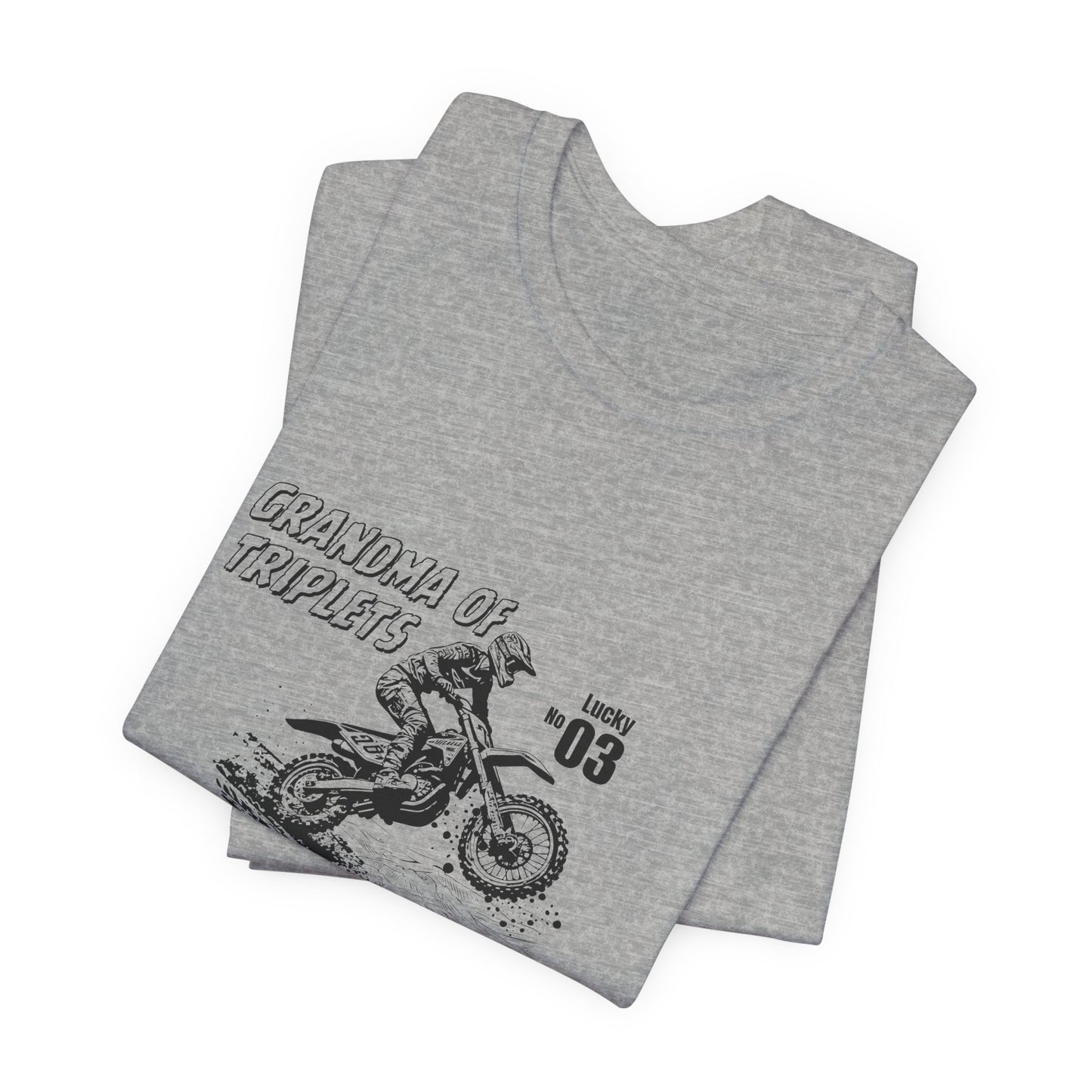Motocross Grandma Tee – “A Little Dirt Doesn’t Hurt” Vintage Dirt Bike Shirt