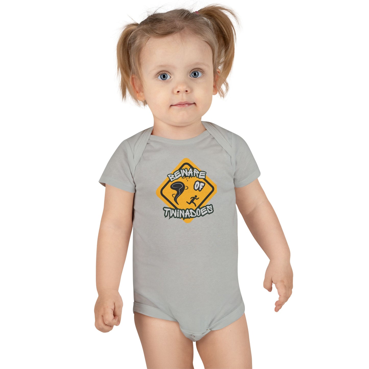 Onesie - "Beware of Twinadoes" Cute Baby Onesie | Twin Baby Gift