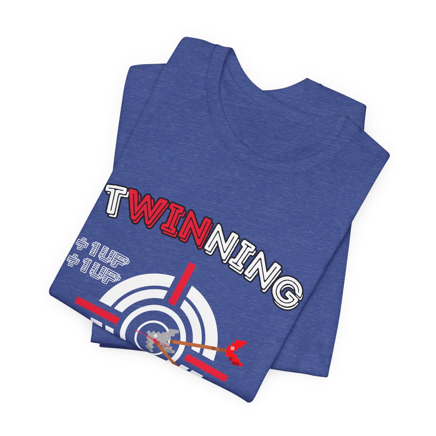 Twin Dad Tee — Retro Arcade Gamer T-Shirt