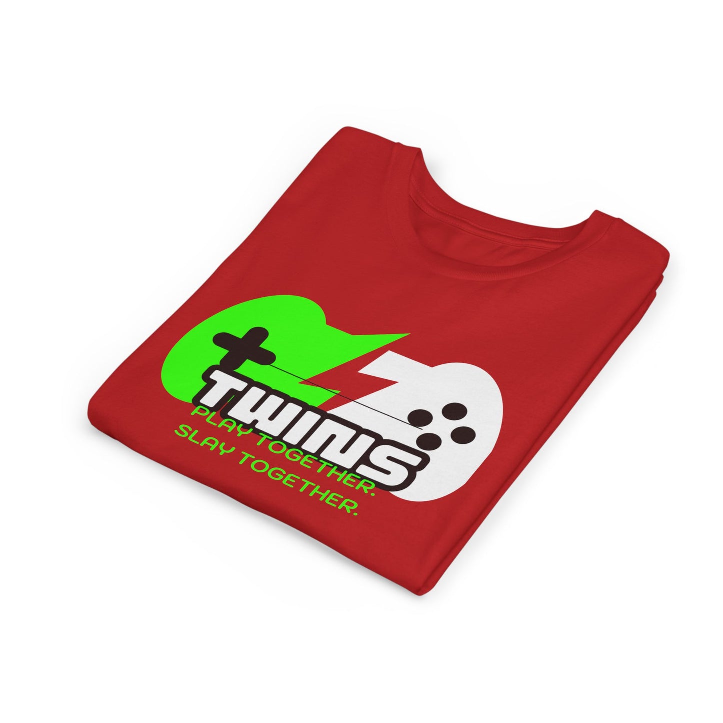 Teen Twins Gaming Tee — "Twins: Play Together, Slay Together"
