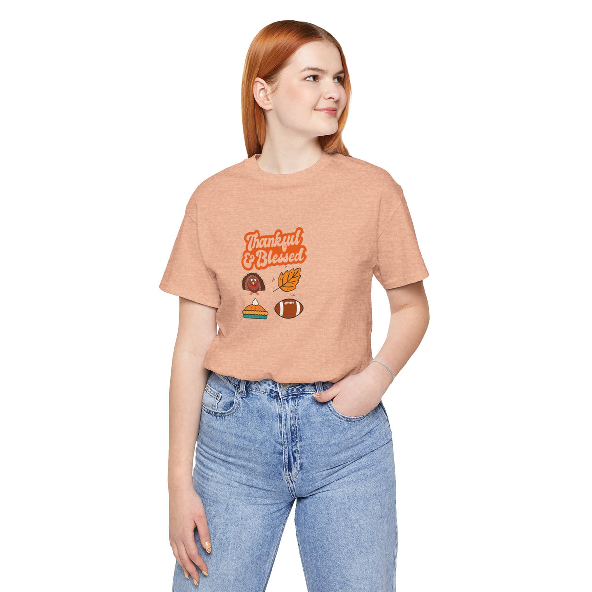 Thankful & Blessed Thanksgiving T-Shirt