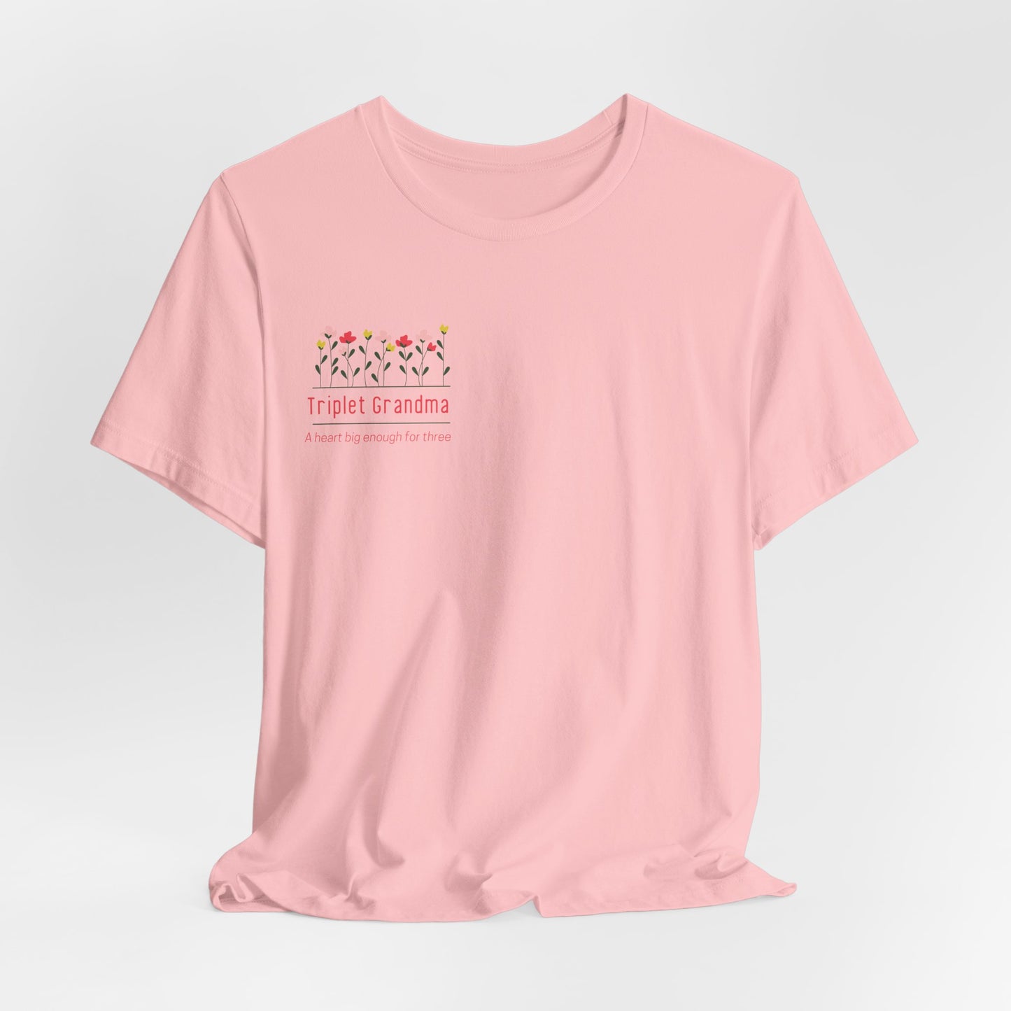 Triplet Grandma- Floral T-Shirt