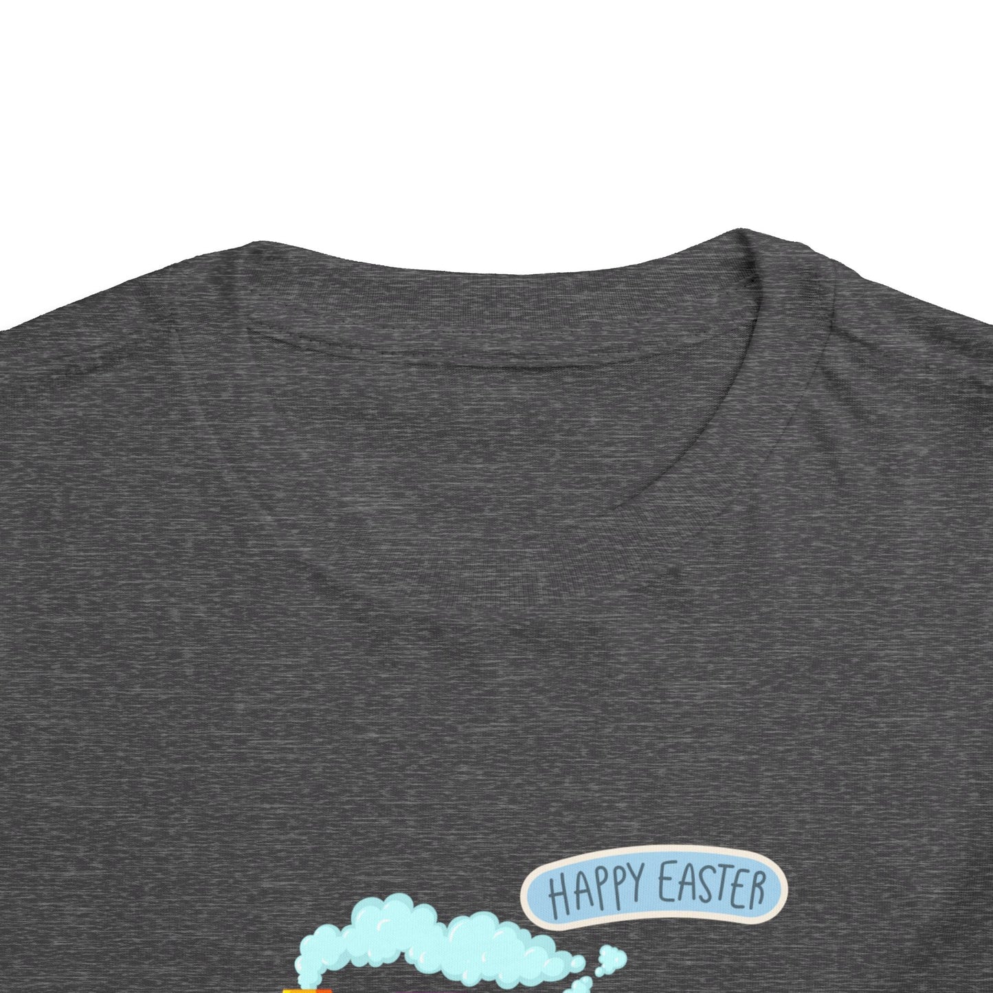 Toddler Easter Tee "Trained to carry lots of eggs" — Cute Train themed boy Shirt